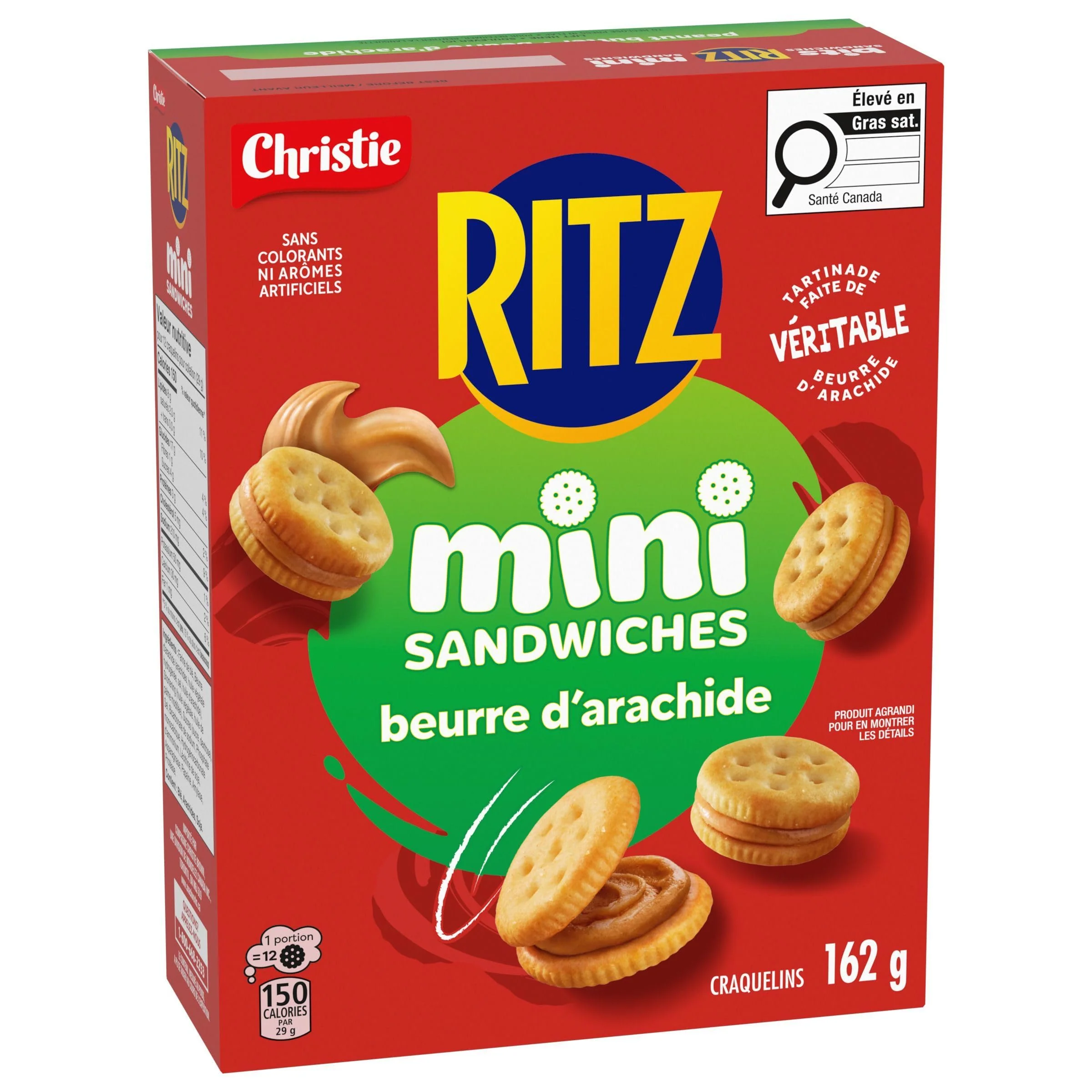 Ritz Bits Peanut Butter Sandwich Crackers, 2 x 162g - Canadian Distribution - Ships Free Within Canada on Orders Above CAD $199 - Image 4