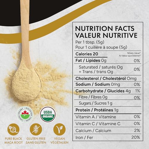 Rootalive - Organic Black Maca Powder - Gelatinized - 200g - Ships Free Within Canada on Orders Above CAD $199 - Image 2