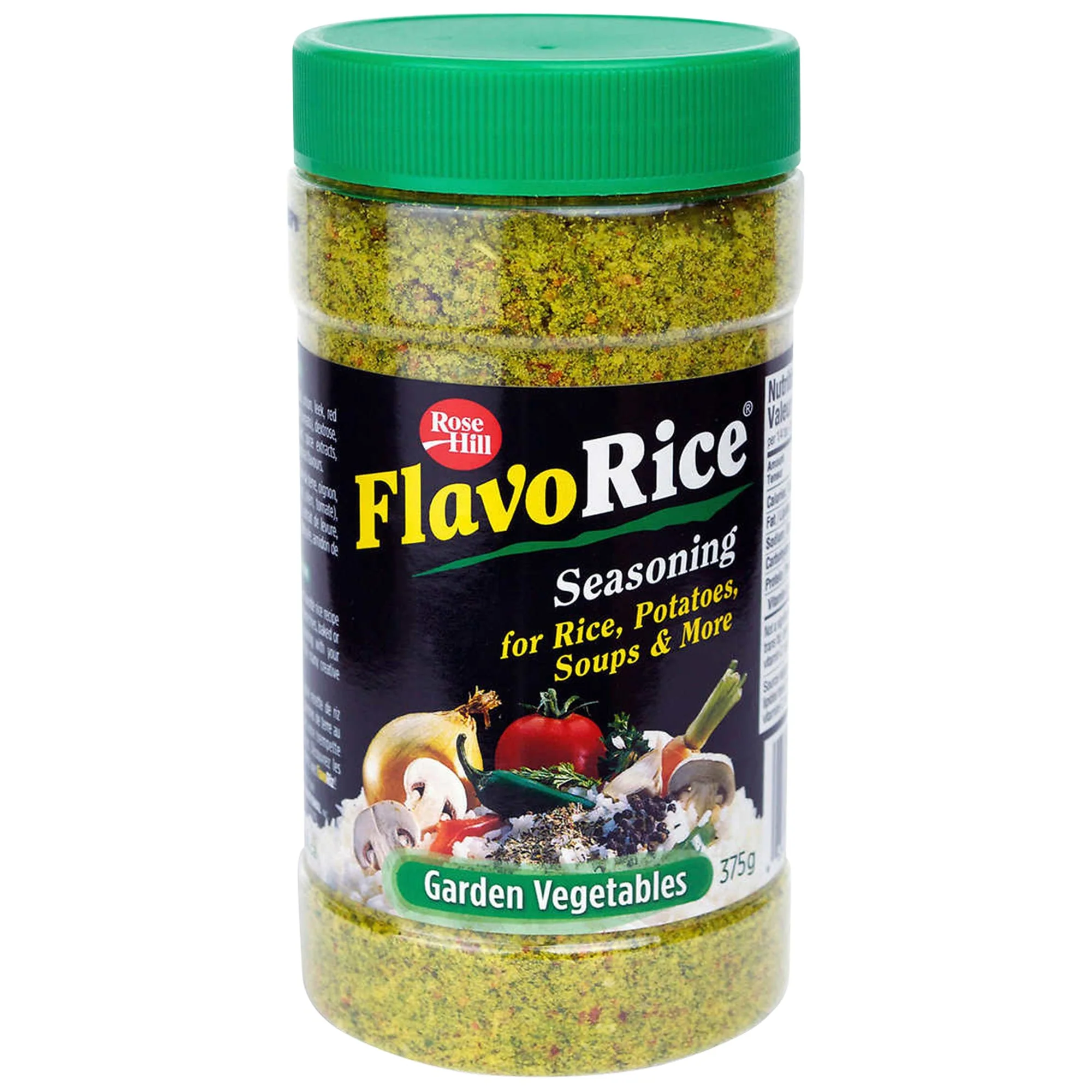 Rose Hill FlavoRice Garden Vegetables Seasoning - 4 x 375 g - Grocery and Food Items - Canadian Distribution - Ships Free Within Canada on Orders Above CAD $199