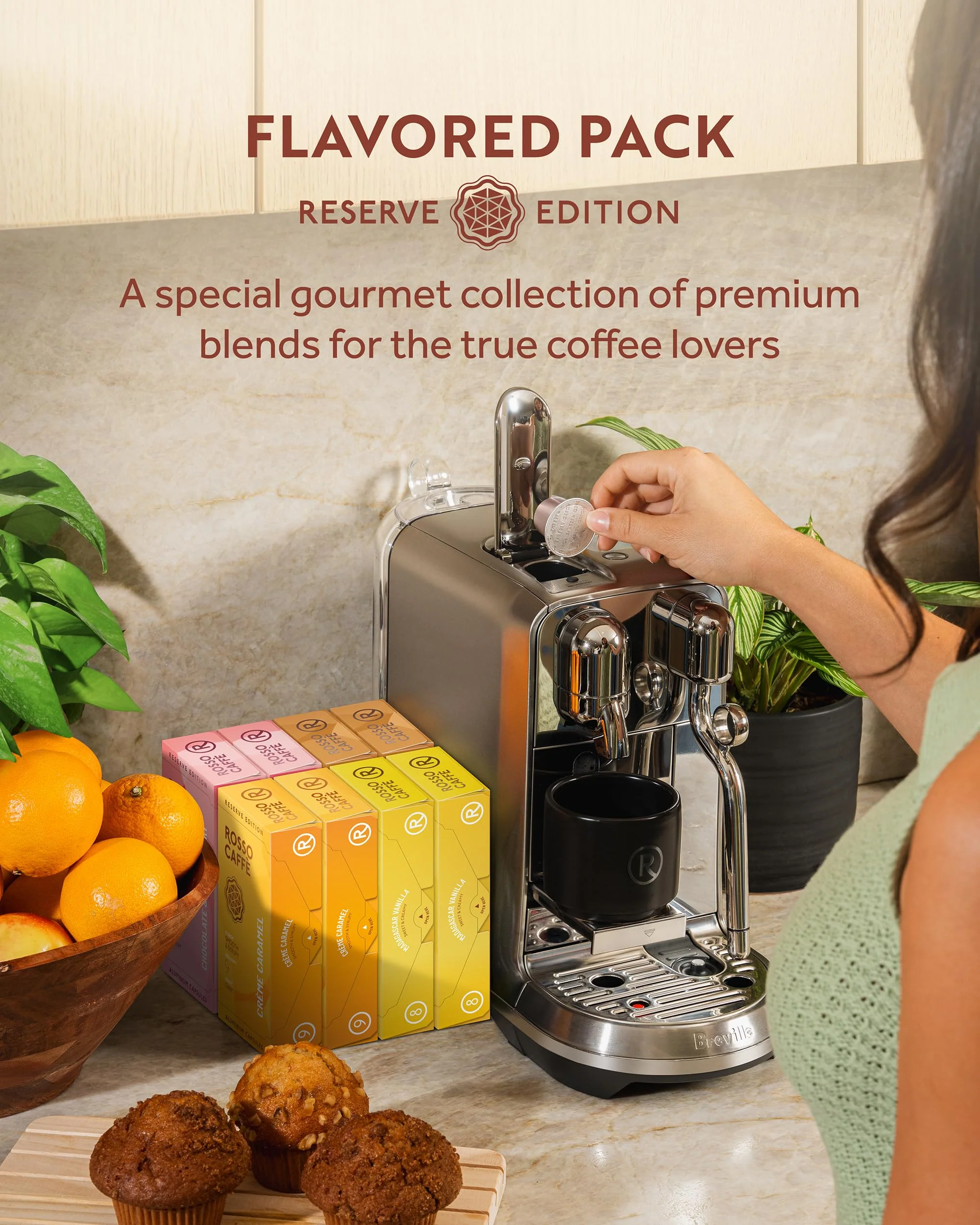 Rosso Caffè – Espresso Coffee Pods – Flavored Pack – 80 Pods - Canadian Distribution - Ships Free Within Canada on Orders Above CAD $199 - Image 9