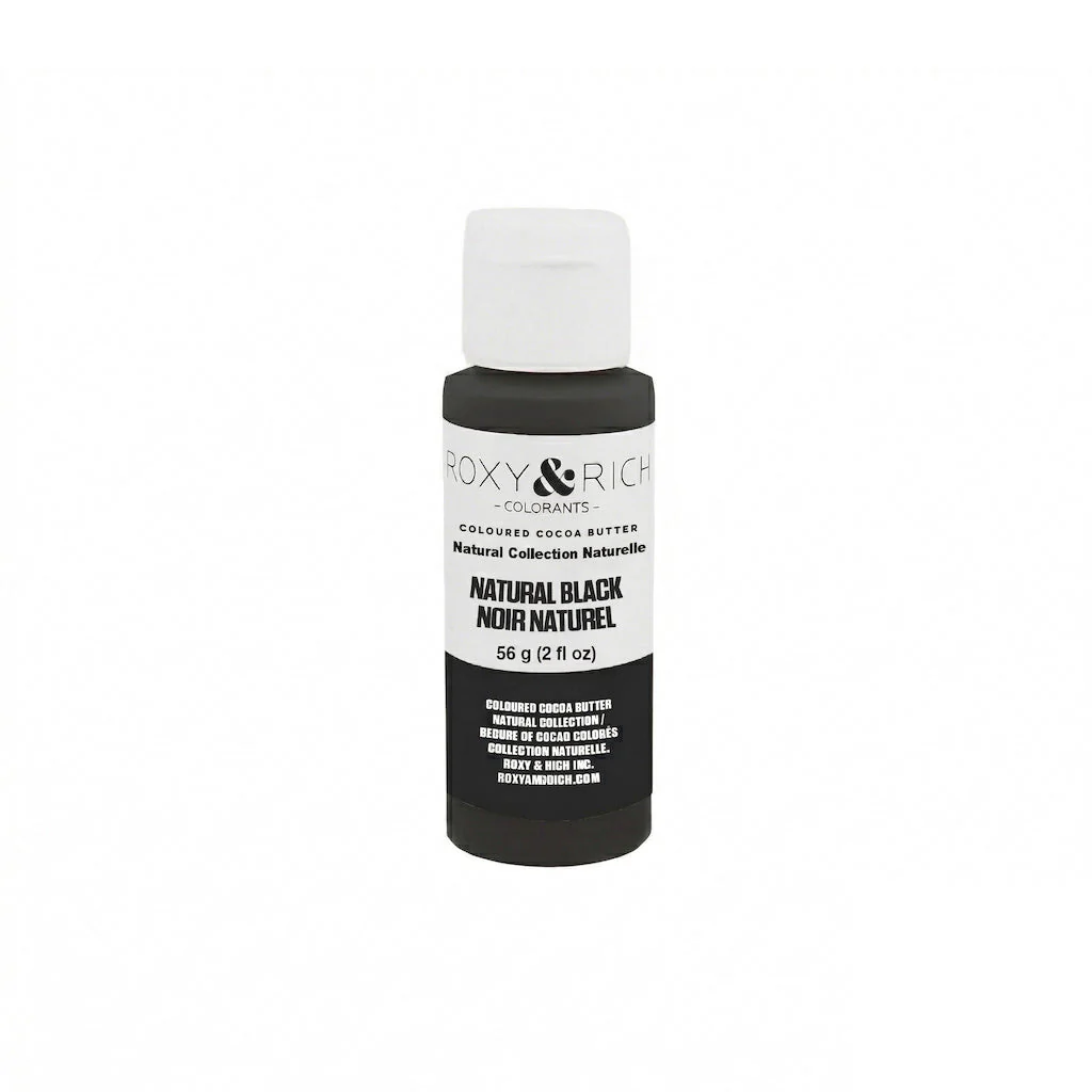 ROXY & RICH Natural Black Coloured Cocoa Butter - Canadian Distribution - Ships Free Within Canada on Orders Above CAD $199 - Image 3