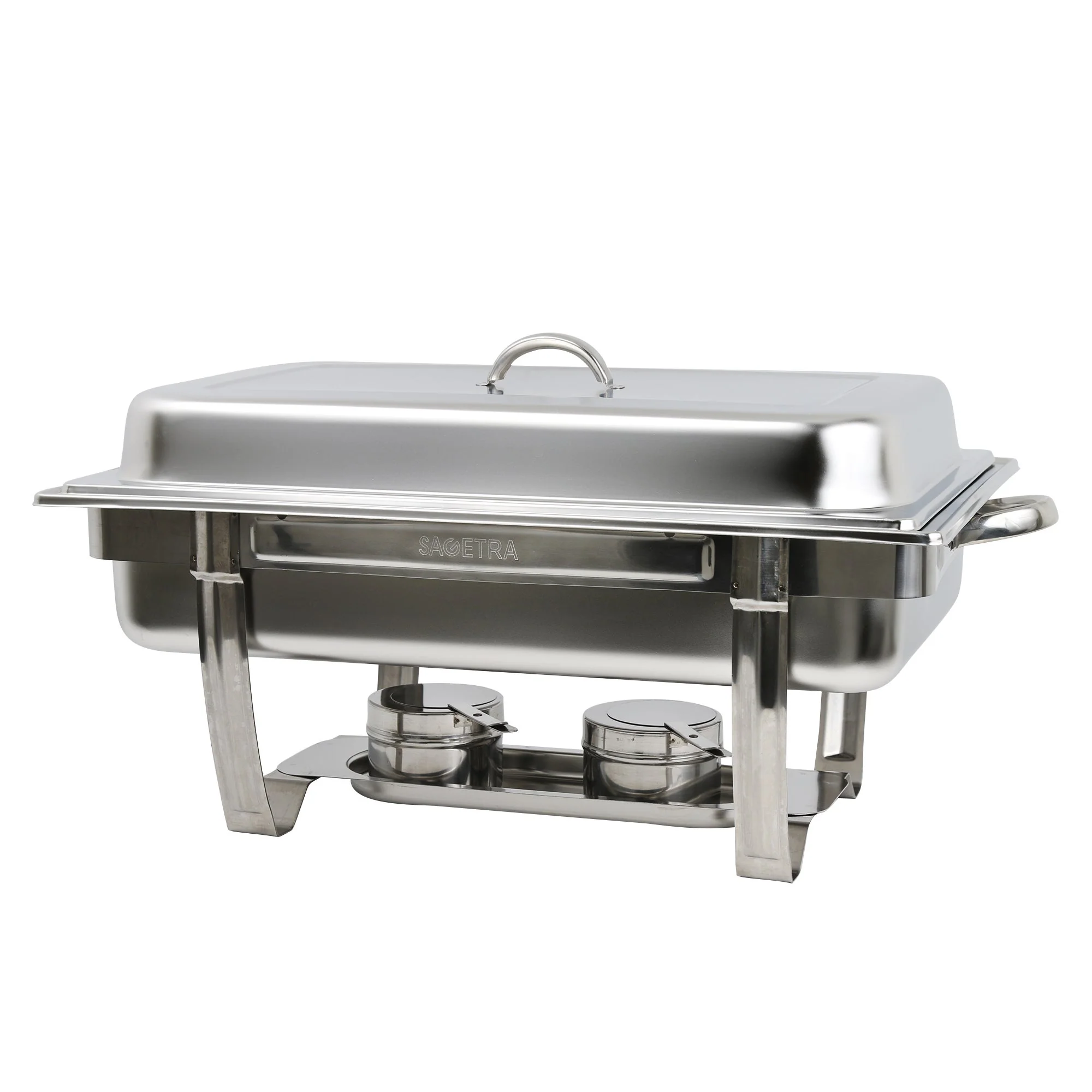 Sagetra Full-size 18/8 Stainless-steel Chafing Dish Set - Restaurant Equipment and Smallwares - Canadian Distribution