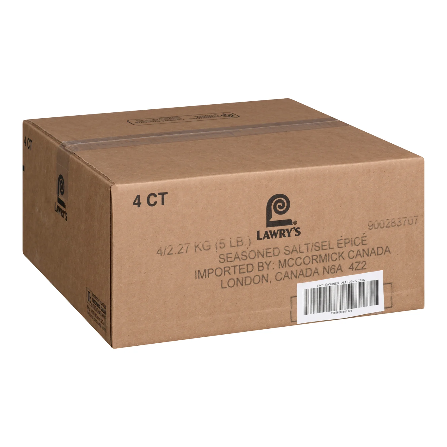 Salt Seasoned No MSG - 4 x 2.27 kg (Case = 1 x 2.27 kg) - Lawrey's - Restaurant and Foodservice Ingredients - Canadian Distribution - Ships Free Within Canada on Orders Above CAD $199 - Image 2