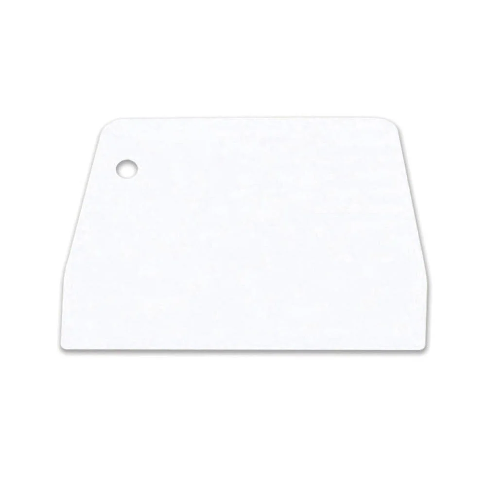 SANNENG Antibacterial PP Dough Scraper (Hard/Rigid), 133 × 95 mm - Canadian Distribution - Ships Free Within Canada on Orders Above CAD $199