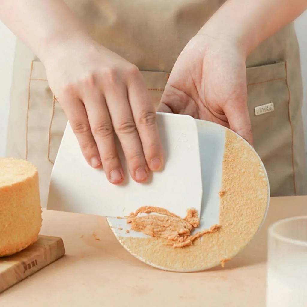 SANNENG Antibacterial PP Dough Scraper (Hard/Rigid), 133 × 95 mm - Canadian Distribution - Ships Free Within Canada on Orders Above CAD $199 - Image 3