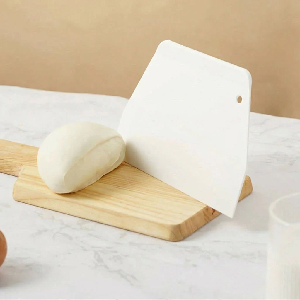 SANNENG Antibacterial PP Dough Scraper (Hard/Rigid), 133 × 95 mm - Canadian Distribution - Ships Free Within Canada on Orders Above CAD $199 - Image 4