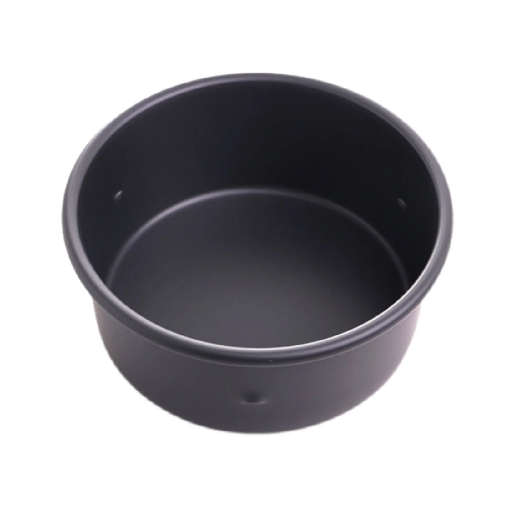 SANNENG Hard Anodized Deep Round Cake Pan with Fixed Bottom - Canadian Distribution - Ships Free Within Canada on Orders Above CAD $199