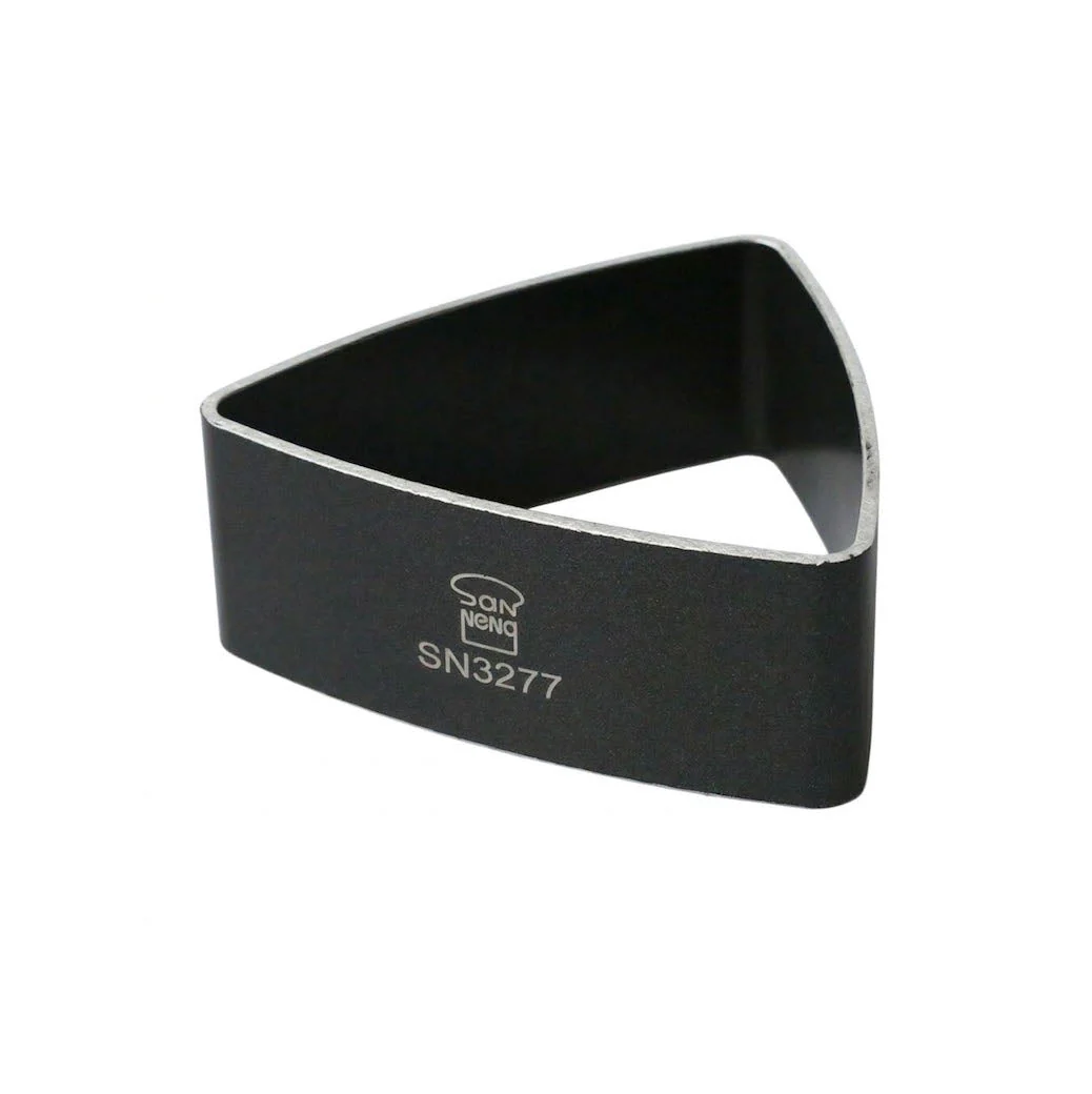 SANNENG Non-Stick Triangular Ring Mould, 100 × 93 × 40 mm - Canadian Distribution - Ships Free Within Canada on Orders Above CAD $199