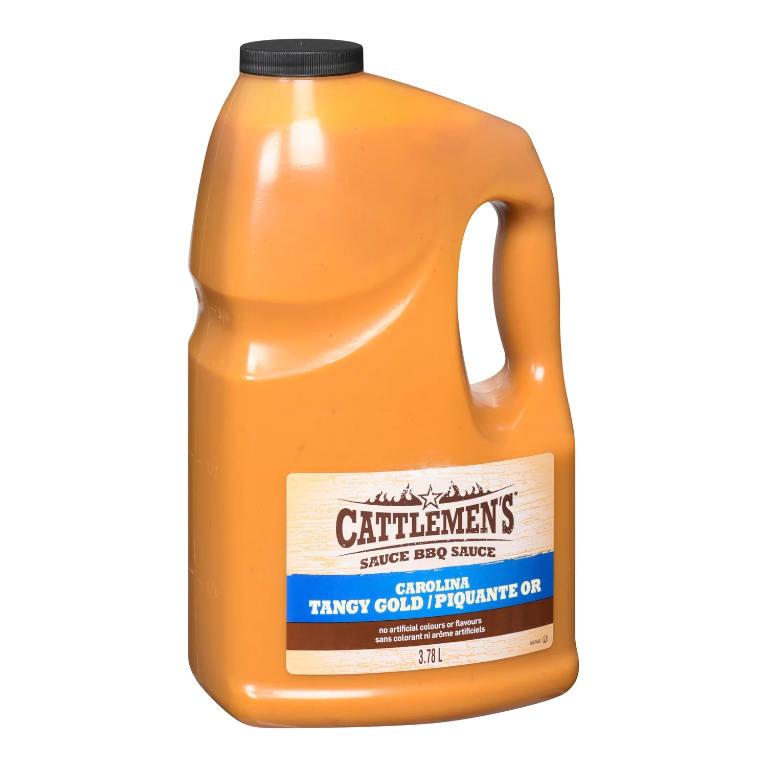 Sauce BBQ Gold Carolina Style Tangy - 2 x 3.78 L - Cattlemen's - Restaurant and Foodservice Ingredients - Canadian Distribution - Ships Free Within Canada on Orders Above CAD $199