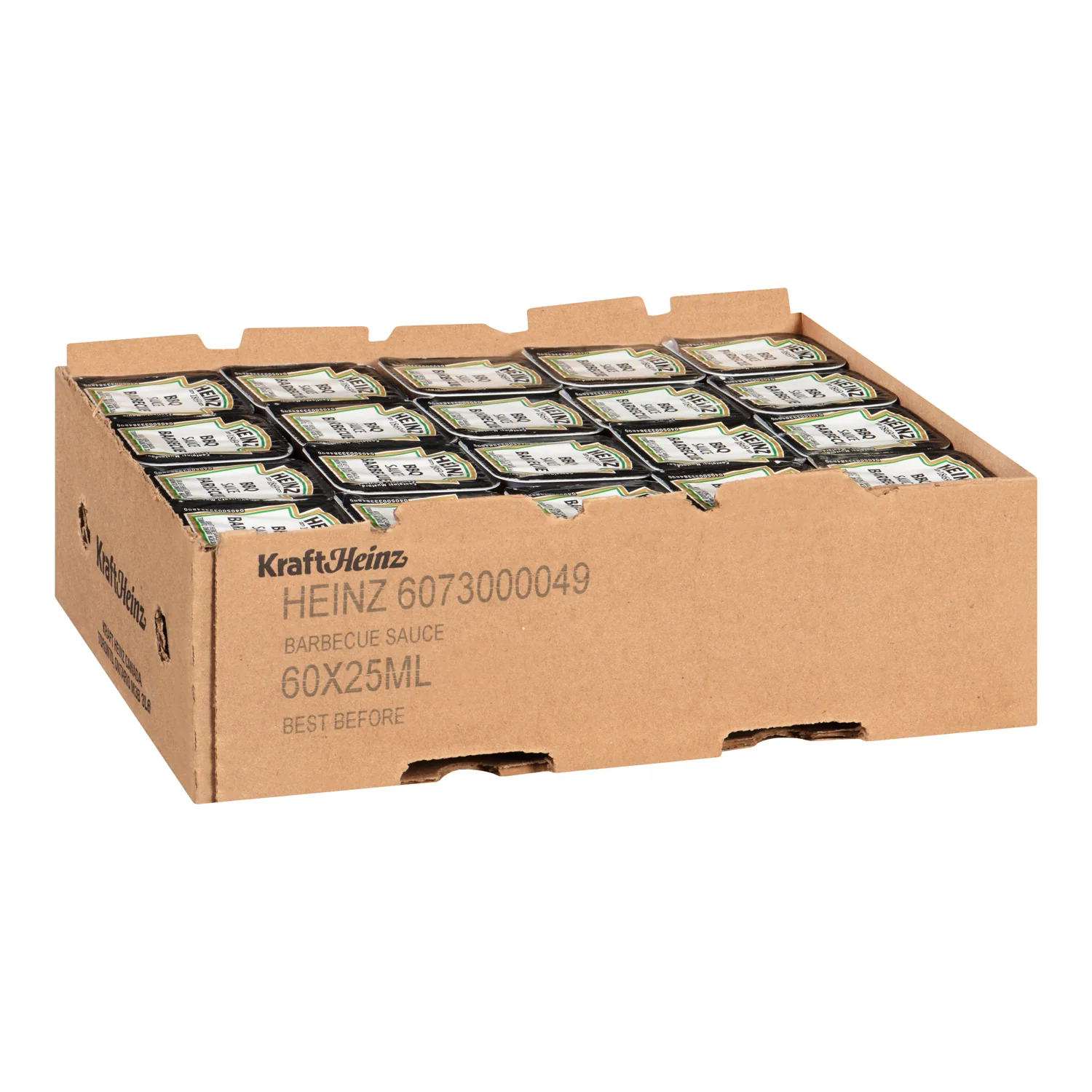 Sauce BBQ Heinz - 120 x 25 mL - Heinz - Restaurant and Foodservice Ingredients - Canadian Distribution - Ships Free Within Canada on Orders Above CAD $199 - Image 3
