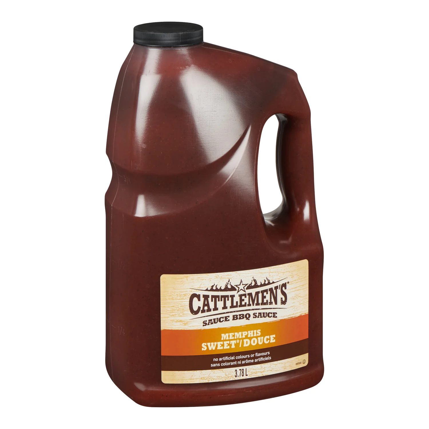 Sauce BBQ Memphis Style Sweet - 2 x 3.78 L - Cattlemen's - Restaurant and Foodservice Ingredients - Canadian Distribution - Ships Free Within Canada on Orders Above CAD $199