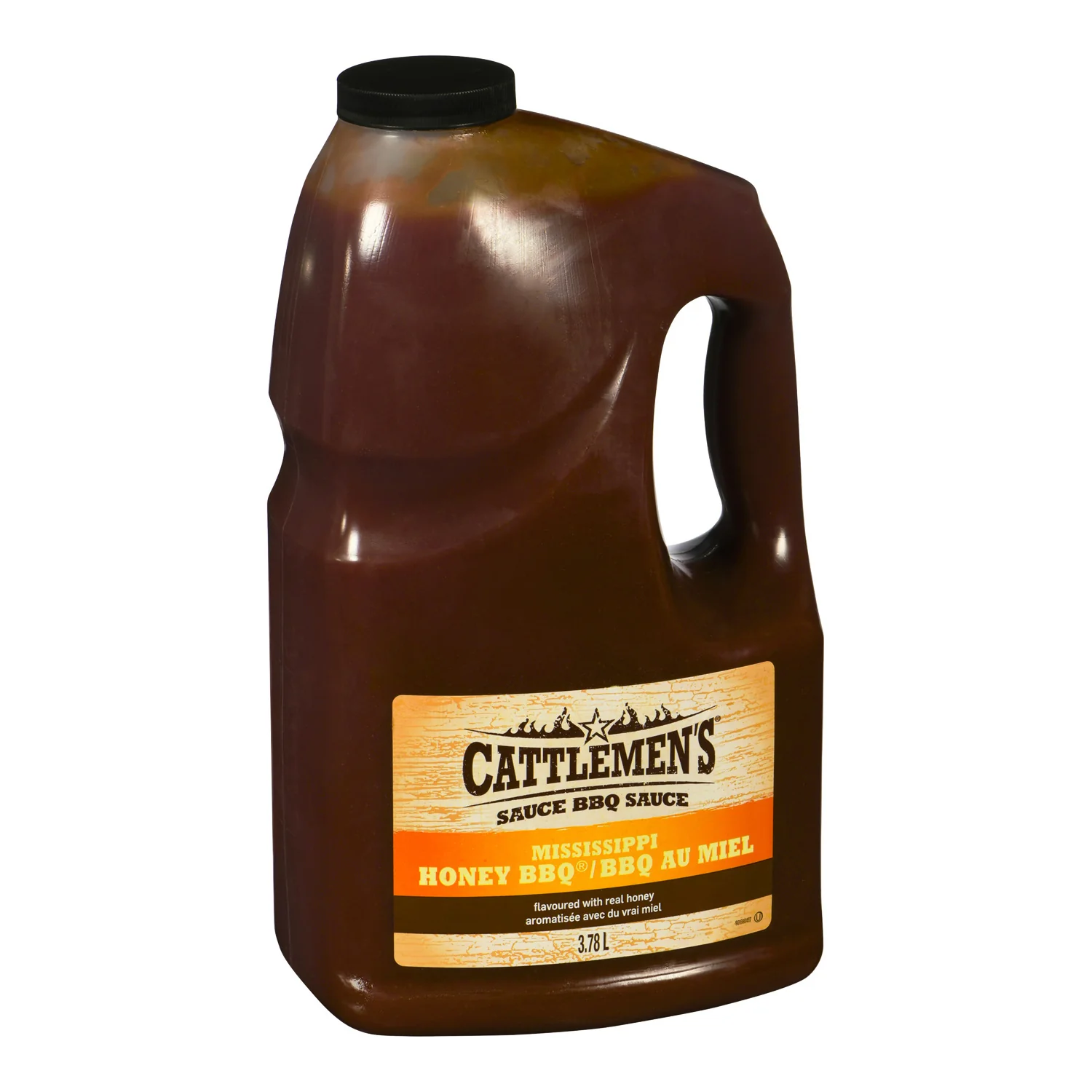 Sauce BBQ Mississippi Style Honey - 2 x 3.78 L - Cattlemen's - Restaurant and Foodservice Ingredients - Canadian Distribution - Ships Free Within Canada on Orders Above CAD $199