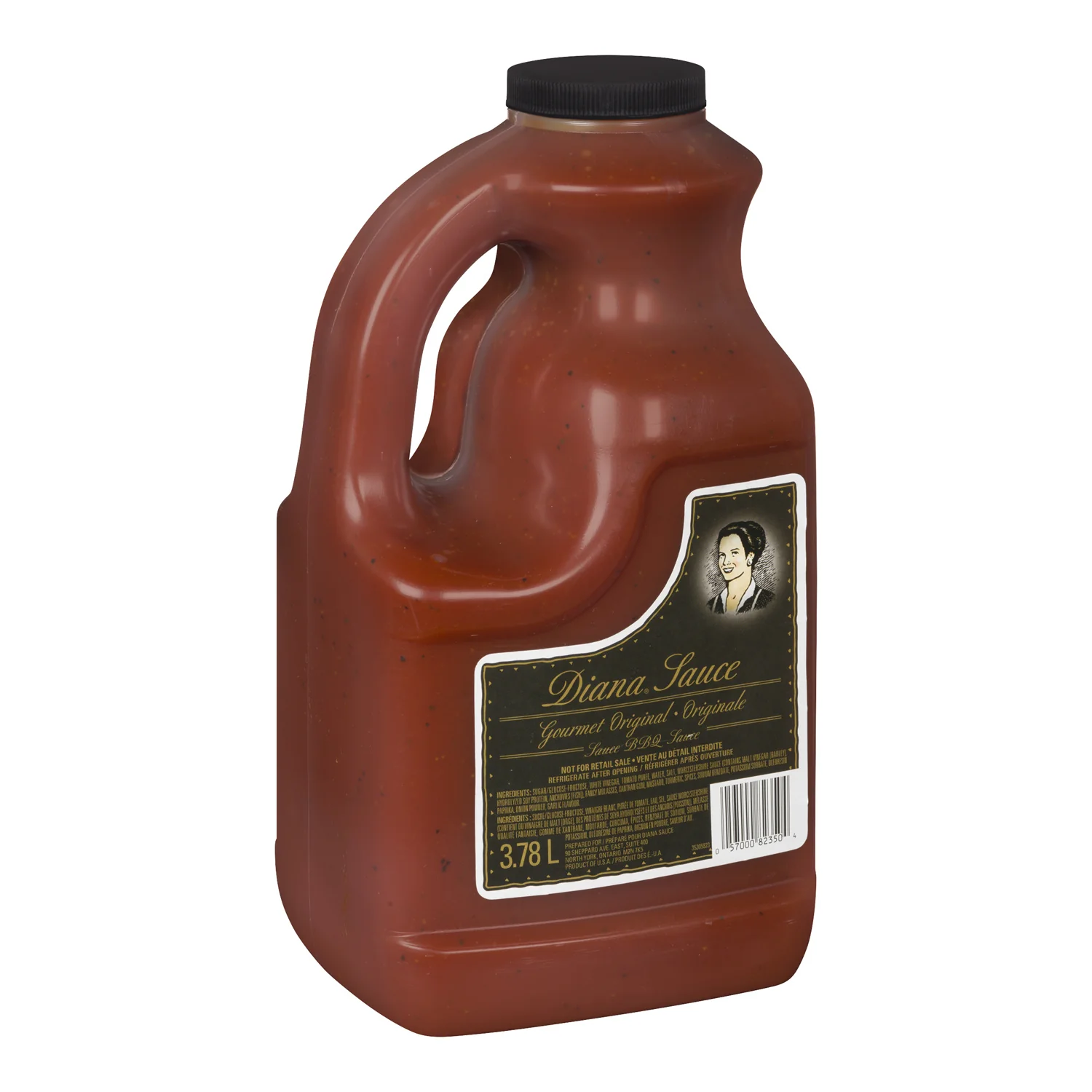 Sauce BBQ Original - 2 x 3.78 L - Diana - Restaurant and Foodservice Ingredients - Canadian Distribution - Ships Free Within Canada on Orders Above CAD $199