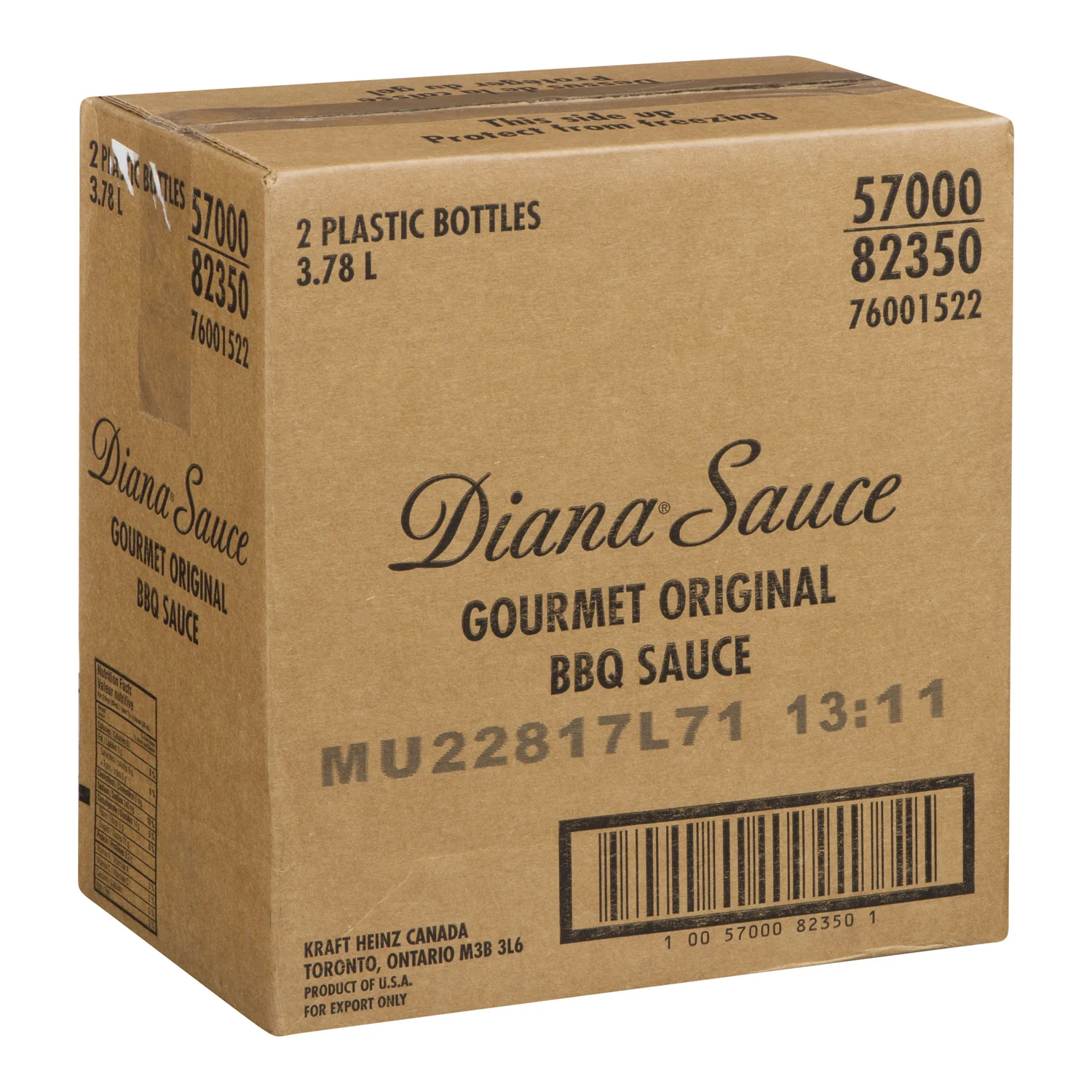 Sauce BBQ Original - 2 x 3.78 L - Diana - Restaurant and Foodservice Ingredients - Canadian Distribution - Ships Free Within Canada on Orders Above CAD $199 - Image 2