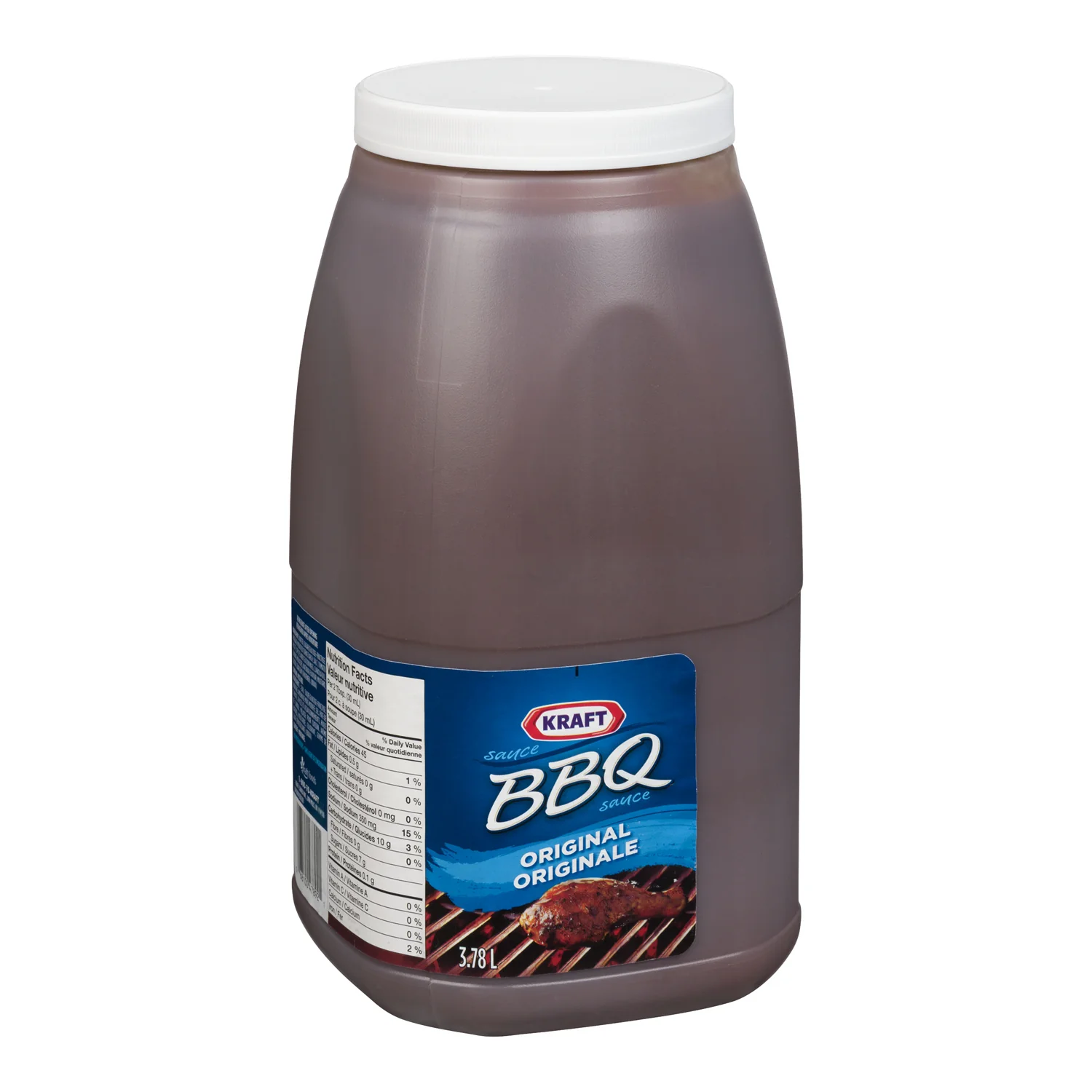 Sauce BBQ Original - 2 x 3.78 L - Kraft - Restaurant and Foodservice Ingredients - Canadian Distribution - Ships Free Within Canada on Orders Above CAD $199