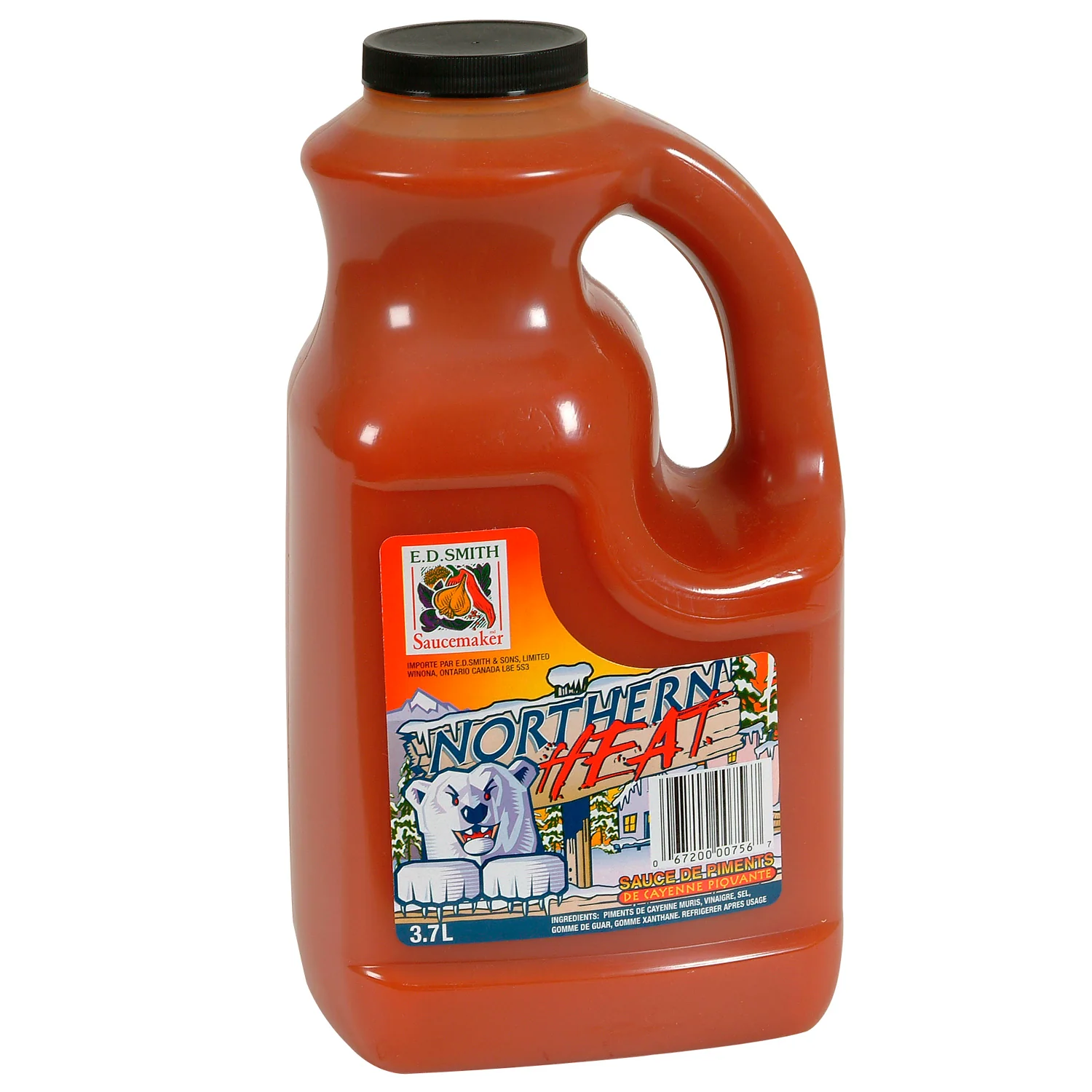 Sauce Cayenne Hot Northern Heat - 2 x 3.7 Lr - Saucemaker - Restaurant and Foodservice Ingredients - Canadian Distribution - Ships Free Within Canada on Orders Above CAD $199