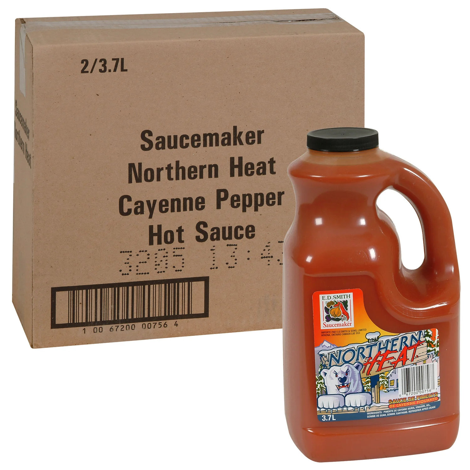 Sauce Cayenne Hot Northern Heat - 2 x 3.7 Lr - Saucemaker - Restaurant and Foodservice Ingredients - Canadian Distribution - Ships Free Within Canada on Orders Above CAD $199 - Image 2