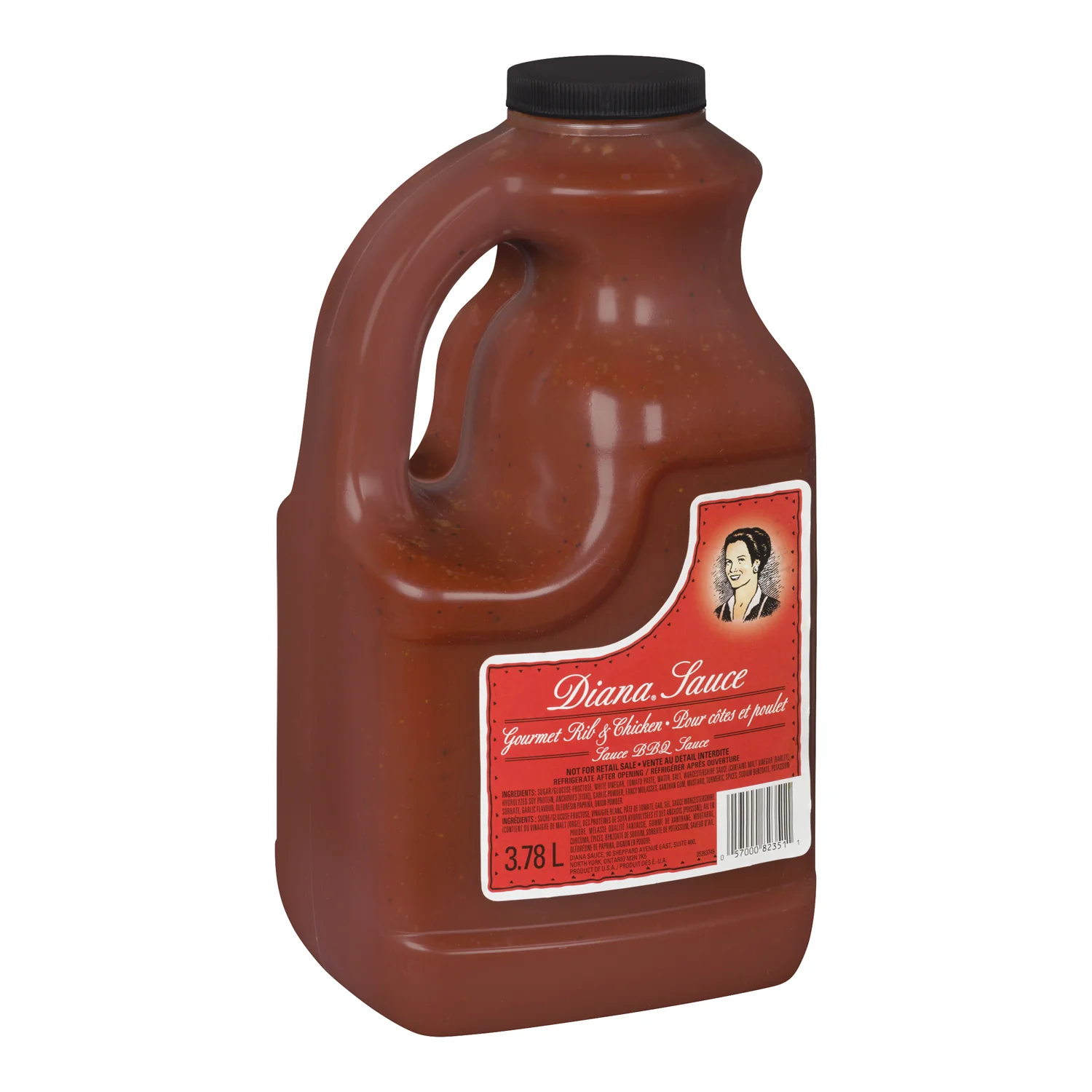 Sauce Chicken 'N Rib - 2 x 3.78 L - Diana - Restaurant and Foodservice Ingredients - Canadian Distribution - Ships Free Within Canada on Orders Above CAD $199