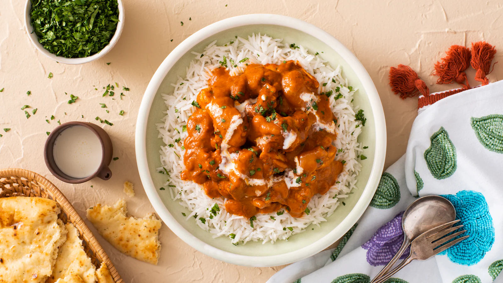 Sauce Cooking Butter Chicken - 2 x 2.5 L - Kfi Inc - Restaurant and Foodservice Ingredients - Canadian Distribution - Ships Free Within Canada on Orders Above CAD $199