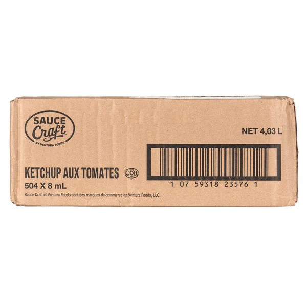 Sauce Craft Ketchup - 2016 × 8 mL - Grocery and Food Items - Canadian Distribution - Ships Free Within Canada on Orders Above CAD $199 - Image 2