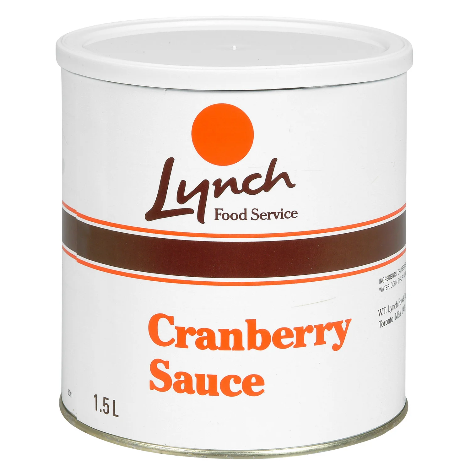 Sauce Cranberry Whole - 1.5 L (Case = 6 x 1.5 L) - Lynch - Baking Mixes and Ingredients - Canadian Distribution - Ships Free Within Canada on Orders Above CAD $199