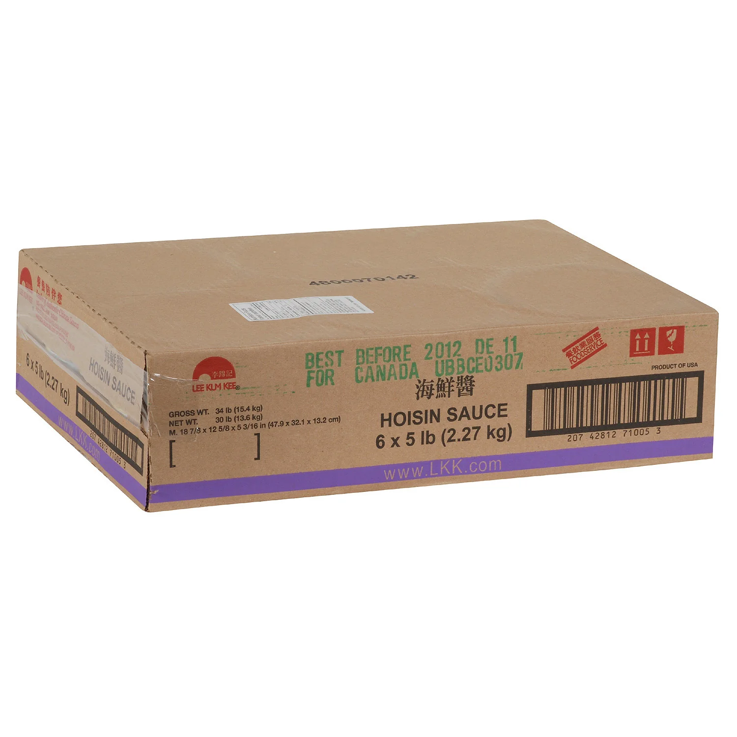 Sauce Hoisin - 6 x 5 lbs (Case = 1 x 5 lbs) - Lee Kum Kee - Restaurant and Foodservice Ingredients - Canadian Distribution - Ships Free Within Canada on Orders Above CAD $199 - Image 4