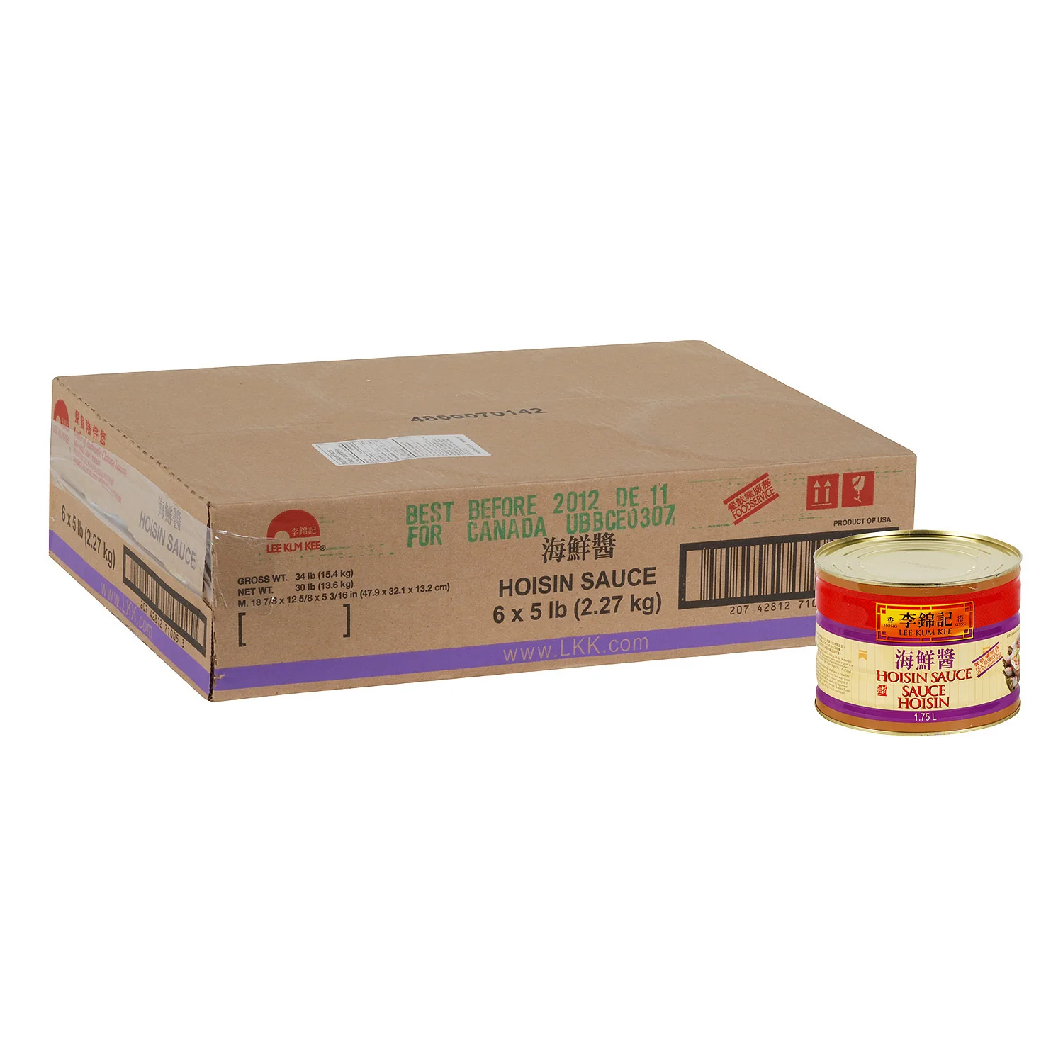 Sauce Hoisin - 6 x 5 lbs (Case = 1 x 5 lbs) - Lee Kum Kee - Restaurant and Foodservice Ingredients - Canadian Distribution - Ships Free Within Canada on Orders Above CAD $199 - Image 6