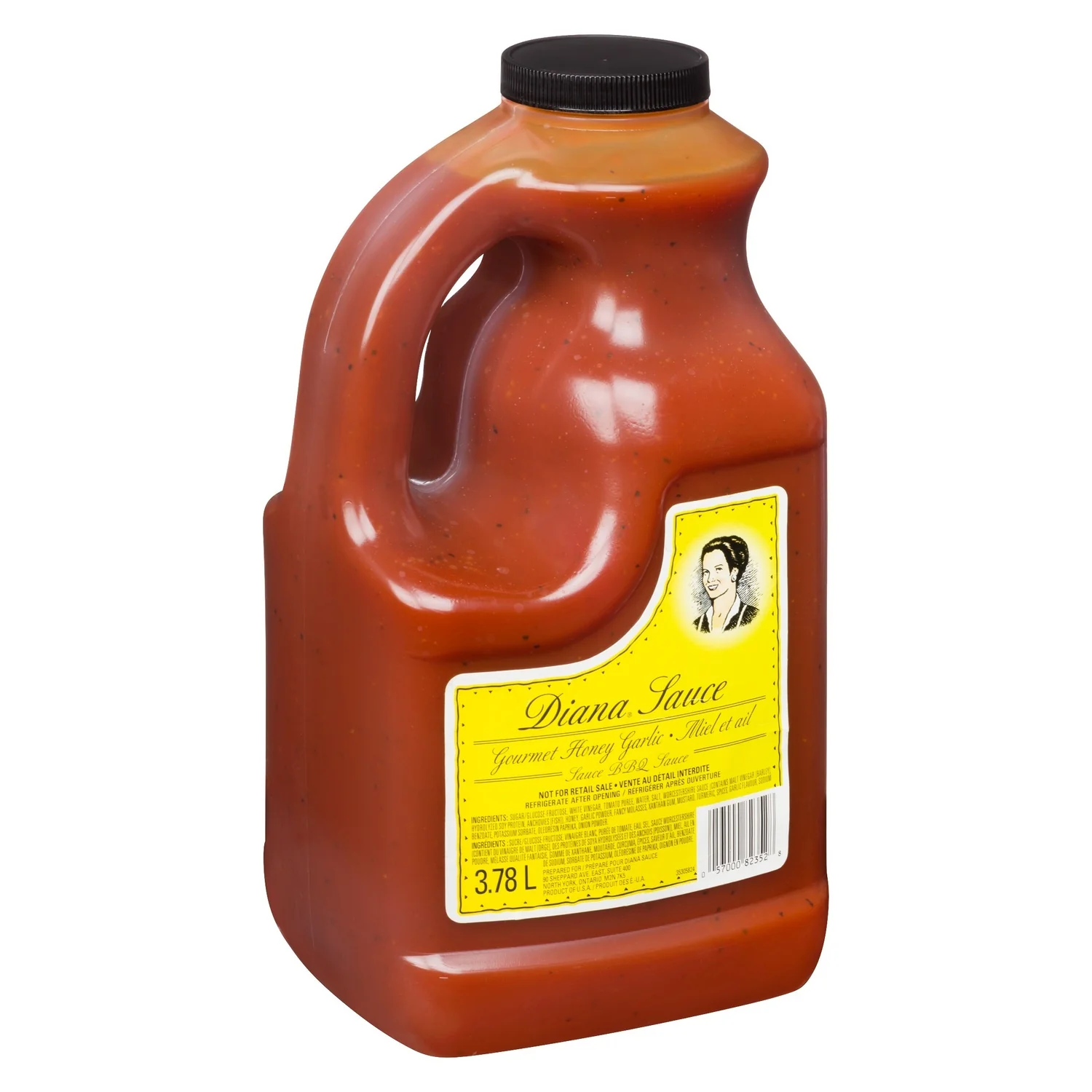 Sauce Honey Garlic BBQ - 2 x 3.78 L - Diana - Restaurant and Foodservice Ingredients - Canadian Distribution - Ships Free Within Canada on Orders Above CAD $199 - Image 2