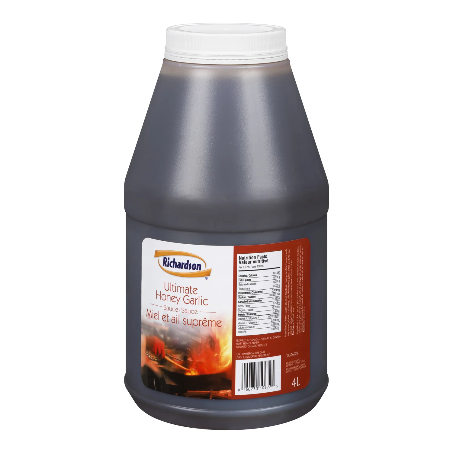 Sauce Honey Garlic Ultimate - 2 x 4 L - Richardson - Restaurant and Foodservice Ingredients - Canadian Distribution - Ships Free Within Canada on Orders Above CAD $199