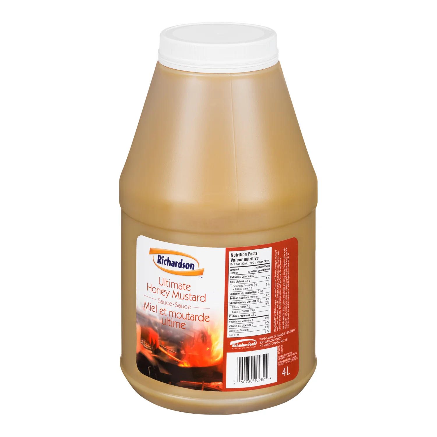 Sauce Honey Mustard Ultimate - 2 x 4 L - Richardson - Restaurant and Foodservice Ingredients - Canadian Distribution - Ships Free Within Canada on Orders Above CAD $199