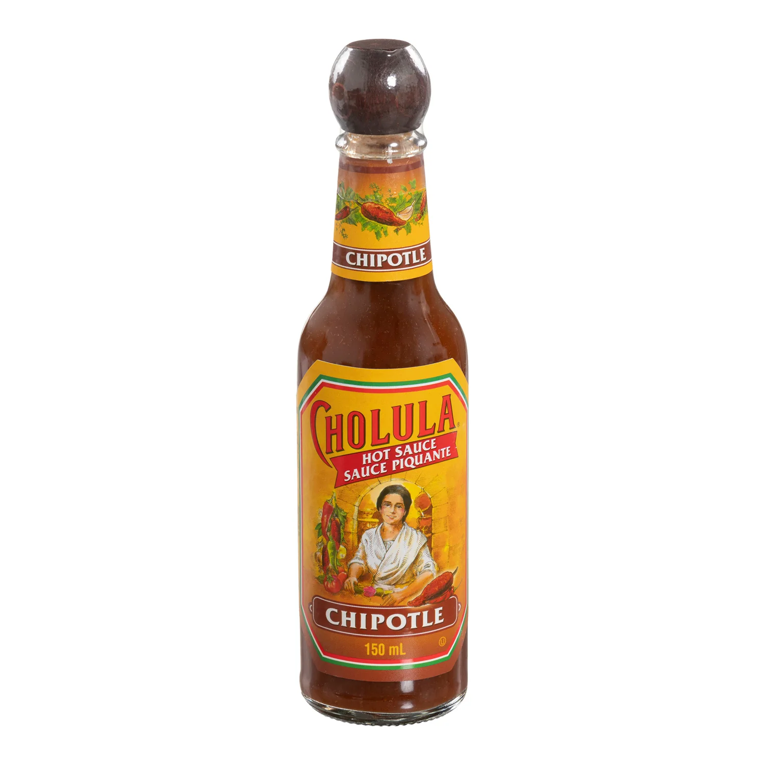 Sauce Hot Chipotle - 12 x 150 mL - Cholula - Restaurant and Foodservice Ingredients - Canadian Distribution - Ships Free Within Canada on Orders Above CAD $199