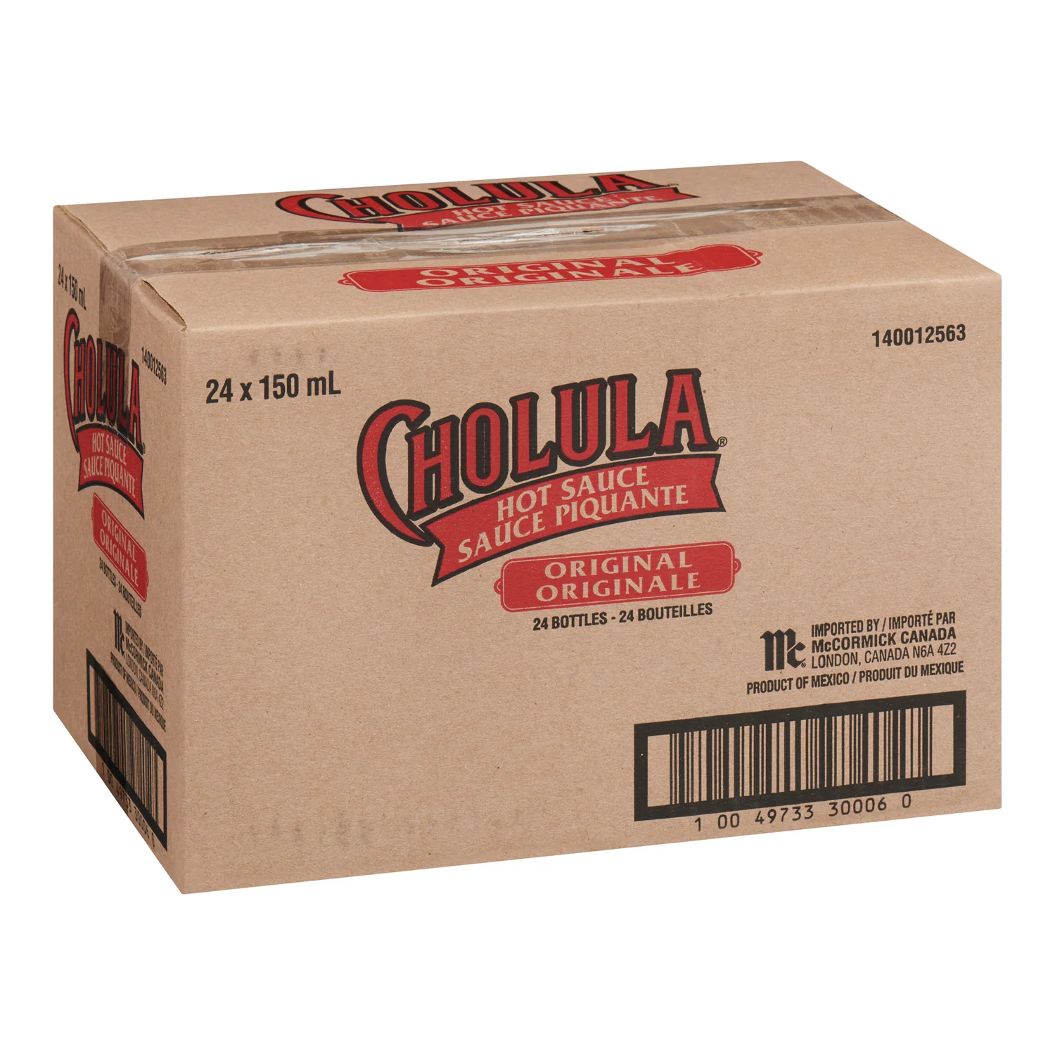 Sauce Hot Cholula Original - 24 x 150 mL - Cholula - Restaurant and Foodservice Ingredients - Canadian Distribution - Ships Free Within Canada on Orders Above CAD $199 - Image 2