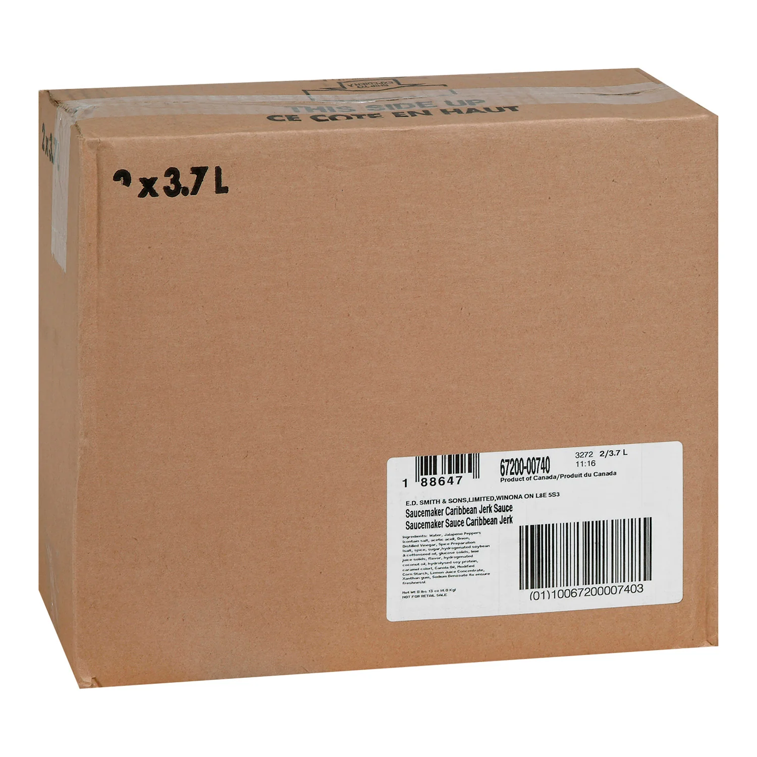 Sauce Jerk Caribbean - 2 x 3.7 L - Saucemaker - Restaurant and Foodservice Ingredients - Canadian Distribution - Ships Free Within Canada on Orders Above CAD $199 - Image 3