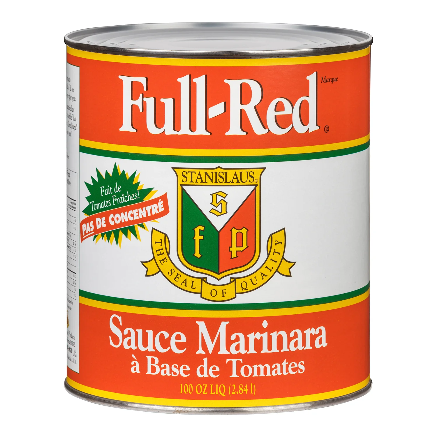 Sauce Marinara - 6 x 100 oz - Full Red - Restaurant and Foodservice Ingredients - Canadian Distribution - Ships Free Within Canada on Orders Above CAD $199 - Image 2