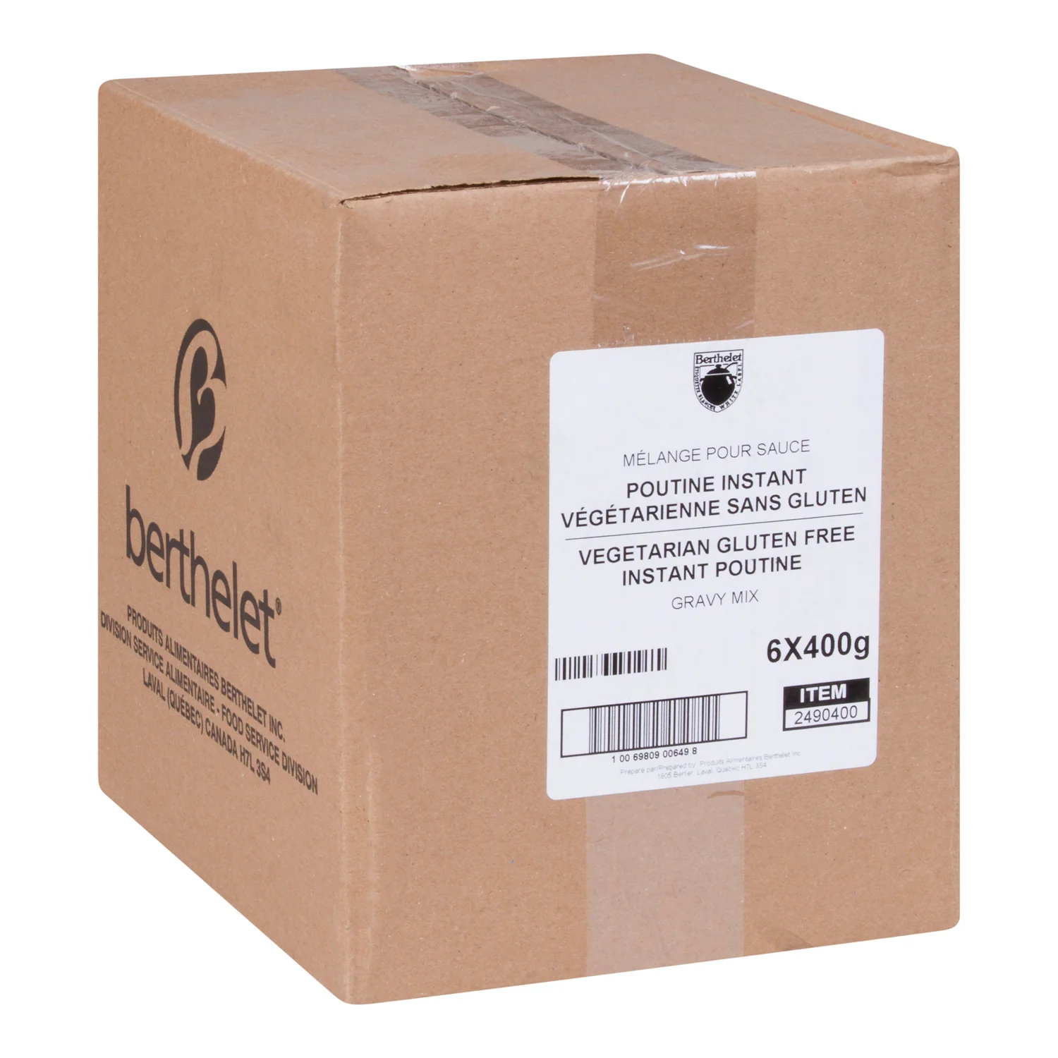 Sauce Mix Poutine Instant - 6 x 400 g - Etiquette Blanc - Restaurant and Foodservice Ingredients - Canadian Distribution - Ships Free Within Canada on Orders Above CAD $199 - Image 2