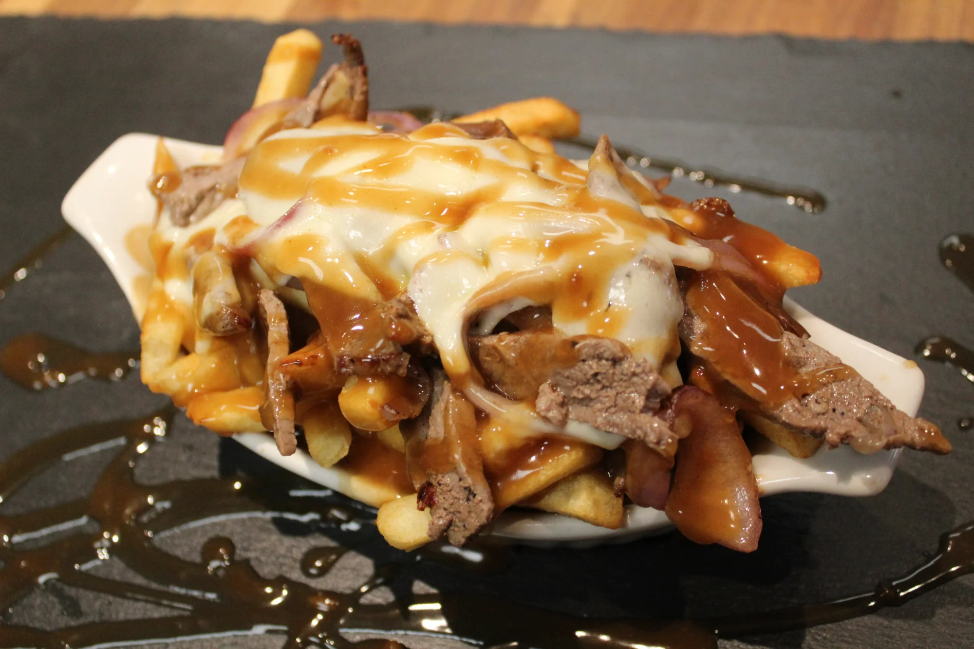 Sauce Mix Poutine Instant - 6 x 400 g - Etiquette Blanc - Restaurant and Foodservice Ingredients - Canadian Distribution - Ships Free Within Canada on Orders Above CAD $199 - Image 3