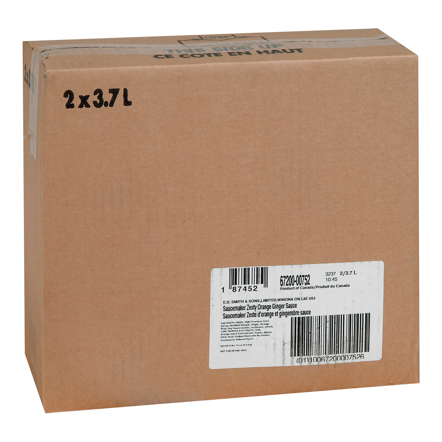 Sauce Orange Ginger Zesty - 2 x 3.7 L - Saucemaker - Restaurant and Foodservice Ingredients - Canadian Distribution - Ships Free Within Canada on Orders Above CAD $199 - Image 4