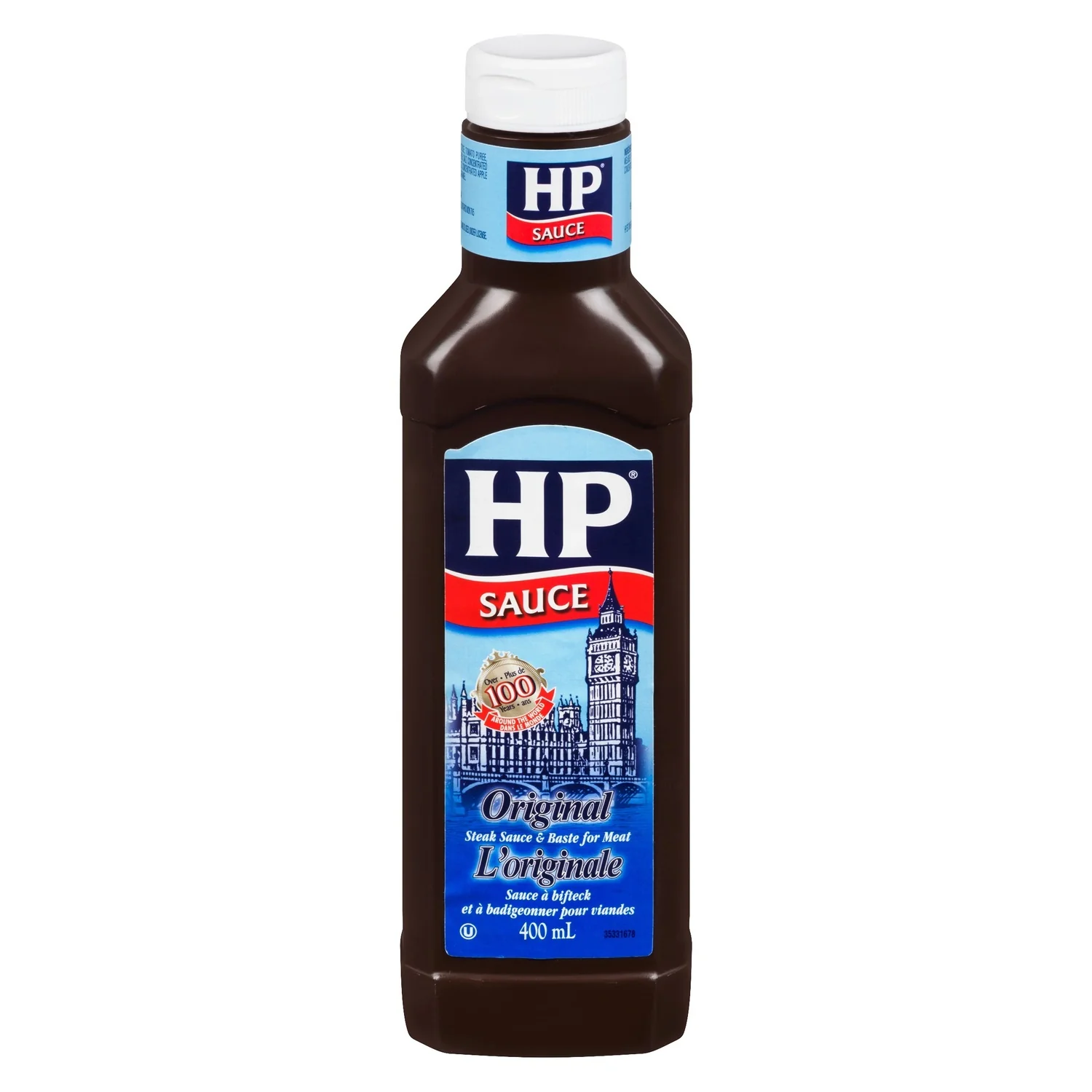 Sauce Original HP Forever Full - 12 x 400 mL - Heinz - Restaurant and Foodservice Ingredients - Canadian Distribution - Ships Free Within Canada on Orders Above CAD $199
