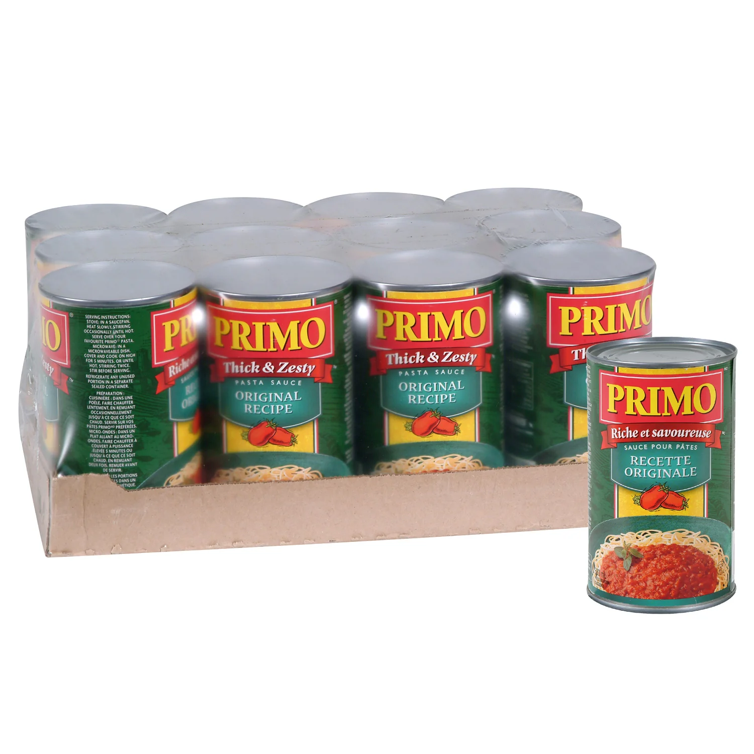 Sauce Pasta Original - 12 x 680 mL - Primo - Restaurant and Foodservice Ingredients - Canadian Distribution - Ships Free Within Canada on Orders Above CAD $199 - Image 3