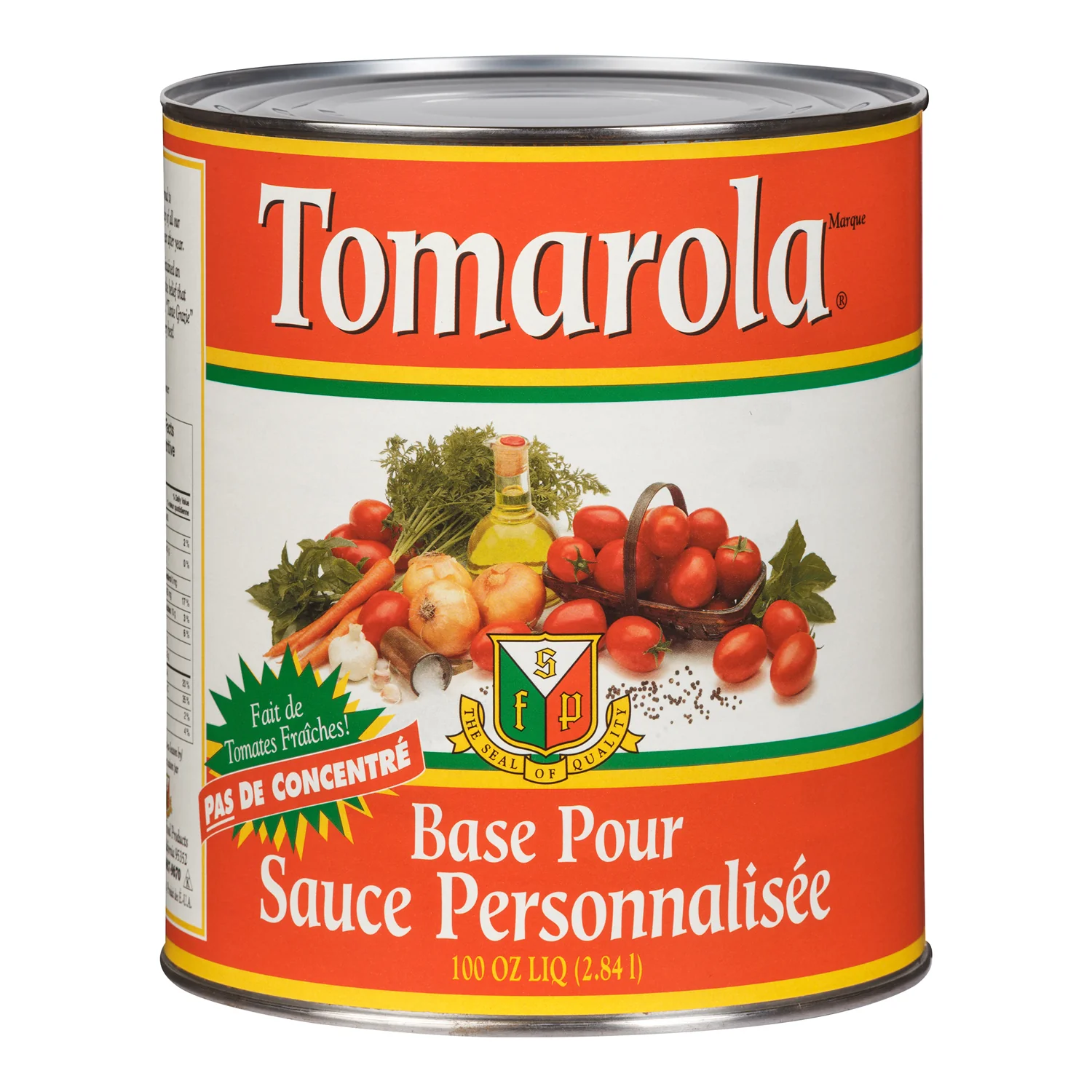 Sauce Pasta Tomarola - 6 x 2.84 L - Tomarola - Restaurant and Foodservice Ingredients - Canadian Distribution - Ships Free Within Canada on Orders Above CAD $199 - Image 3