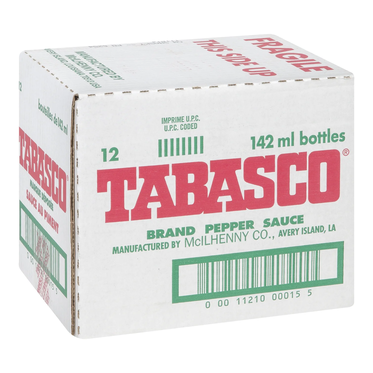 Sauce Pepper Red Hot Tabasco - 12 x 142 mL - Mcilhenny - Restaurant and Foodservice Ingredients - Canadian Distribution - Ships Free Within Canada on Orders Above CAD $199 - Image 2