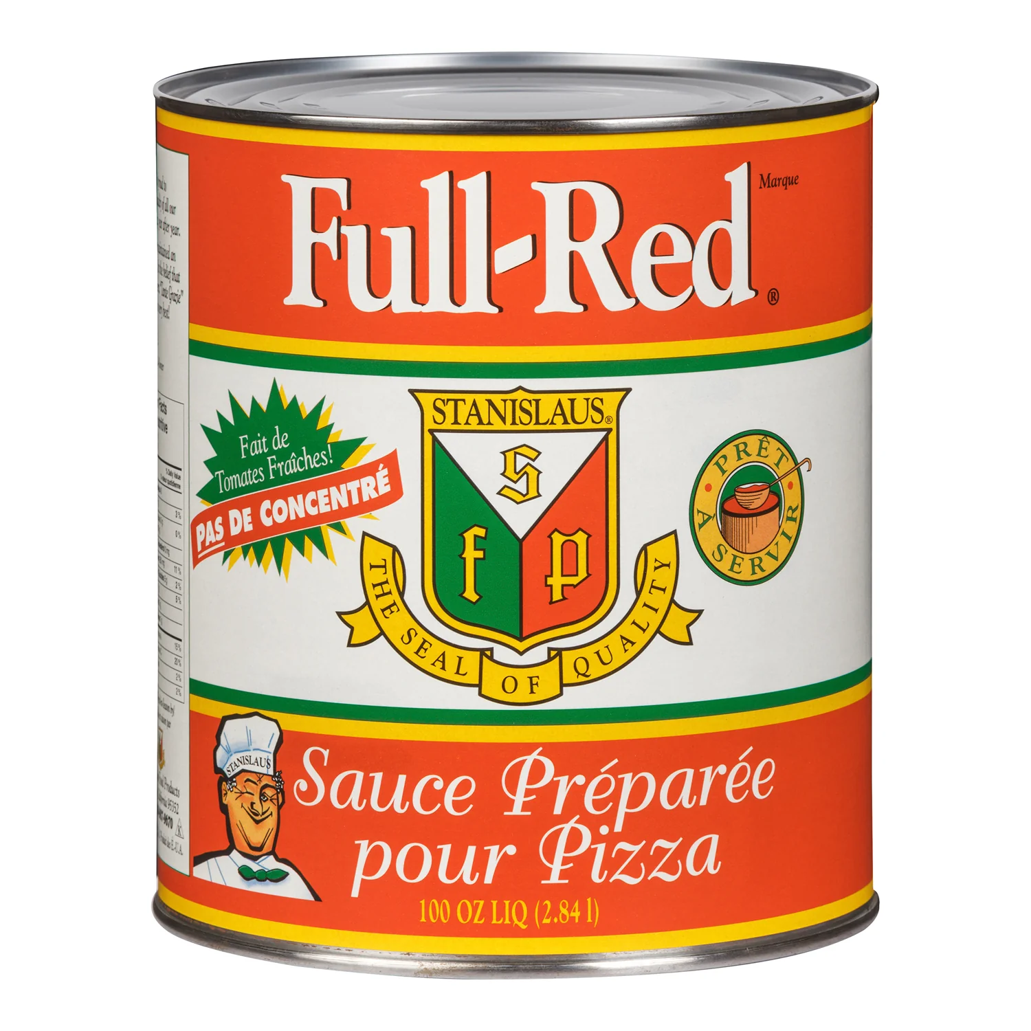 Sauce Pizza Fully Prepared - 6 x 100 oz - Full Red - Restaurant and Foodservice Ingredients - Canadian Distribution - Ships Free Within Canada on Orders Above CAD $199 - Image 2