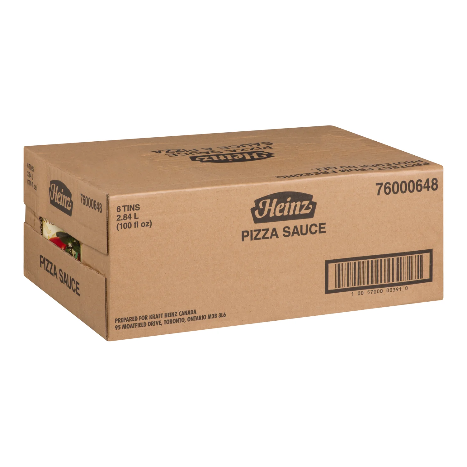 Sauce Pizza Fully Prepared - 6 x 2.84 L - Heinz - Restaurant and Foodservice Ingredients - Canadian Distribution - Ships Free Within Canada on Orders Above CAD $199 - Image 2