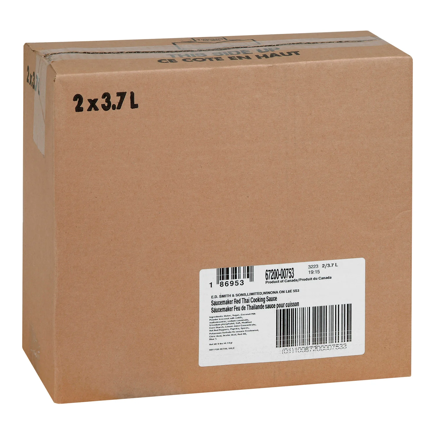 Sauce Red Thai Cooking & Grill - 2 x 3.7 L - Saucemaker - Restaurant and Foodservice Ingredients - Canadian Distribution - Ships Free Within Canada on Orders Above CAD $199 - Image 3