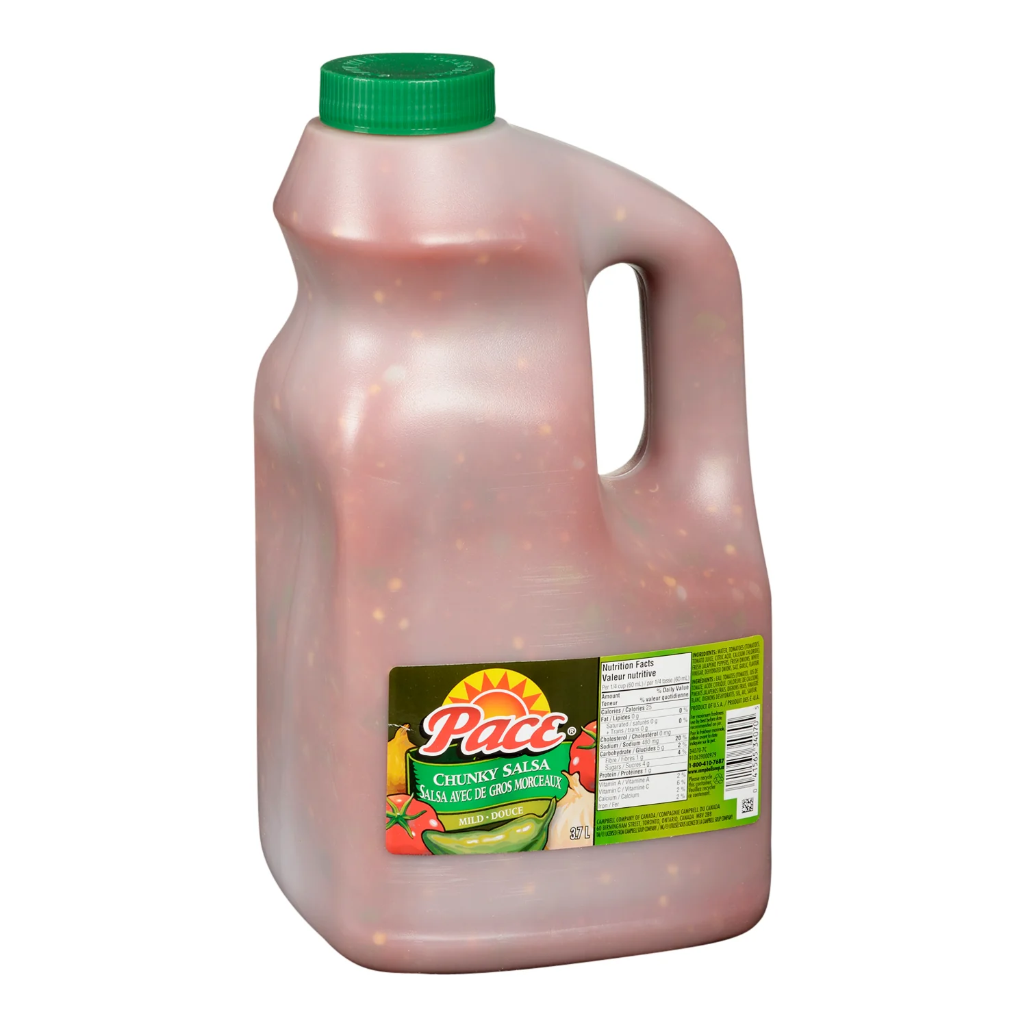 Sauce Salsa Mild Chunky - 2 x 3.7 L - Pace - Restaurant and Foodservice Ingredients - Canadian Distribution - Ships Free Within Canada on Orders Above CAD $199