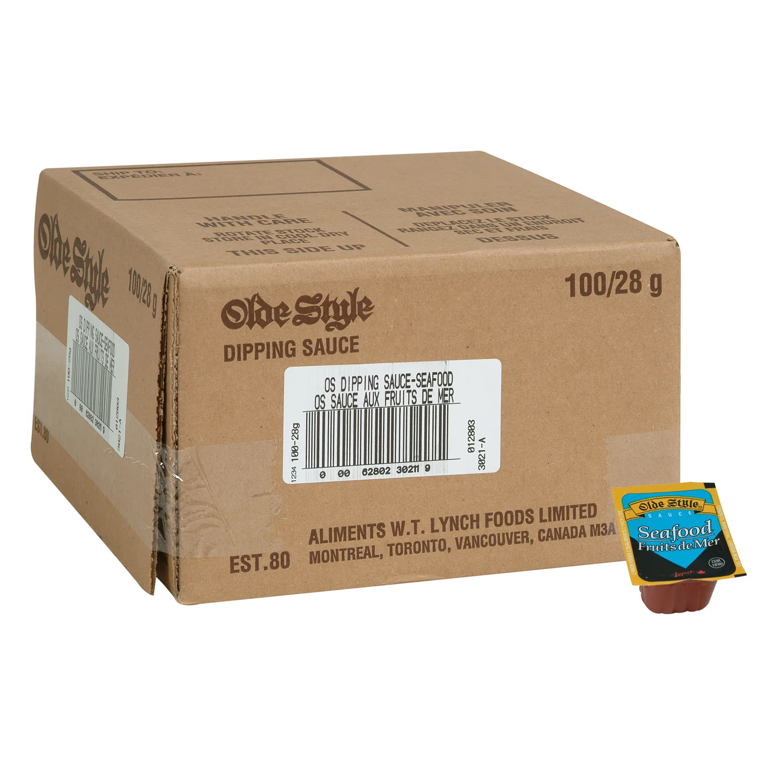Sauce Seafood Dipping Individual - 100 x 28 g - Olde Style - Restaurant and Foodservice Ingredients - Canadian Distribution - Ships Free Within Canada on Orders Above CAD $199 - Image 3