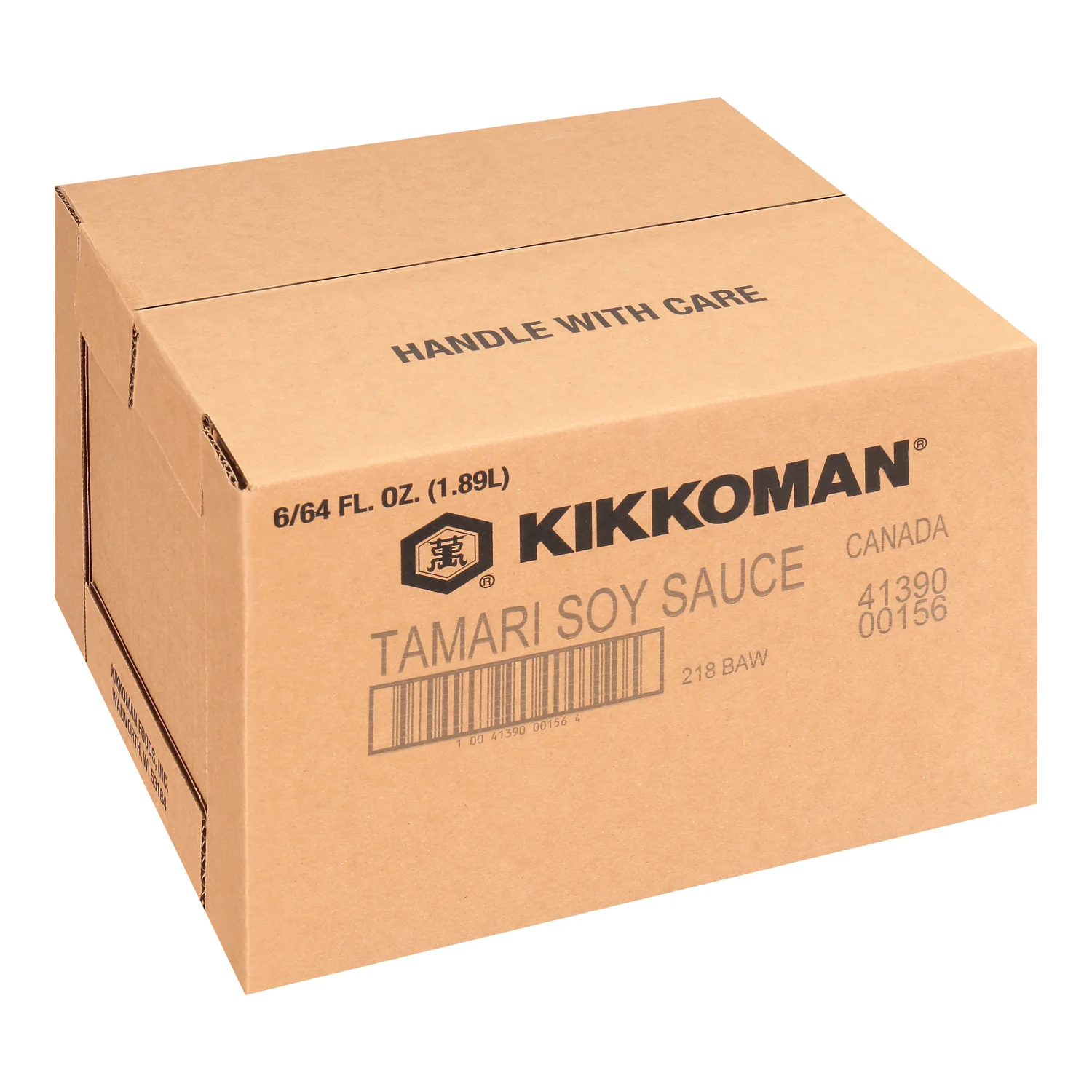Sauce Soy Tamari Gluten-Free - 6 x 1.89 L - Kikkoman - Restaurant and Foodservice Ingredients - Canadian Distribution - Ships Free Within Canada on Orders Above CAD $199 - Image 2