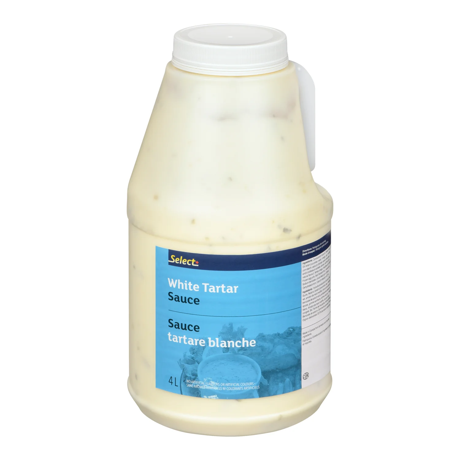 Sauce Tartar White - 2 x 4 L - Select Food Pro - Restaurant and Foodservice Ingredients - Canadian Distribution - Ships Free Within Canada on Orders Above CAD $199