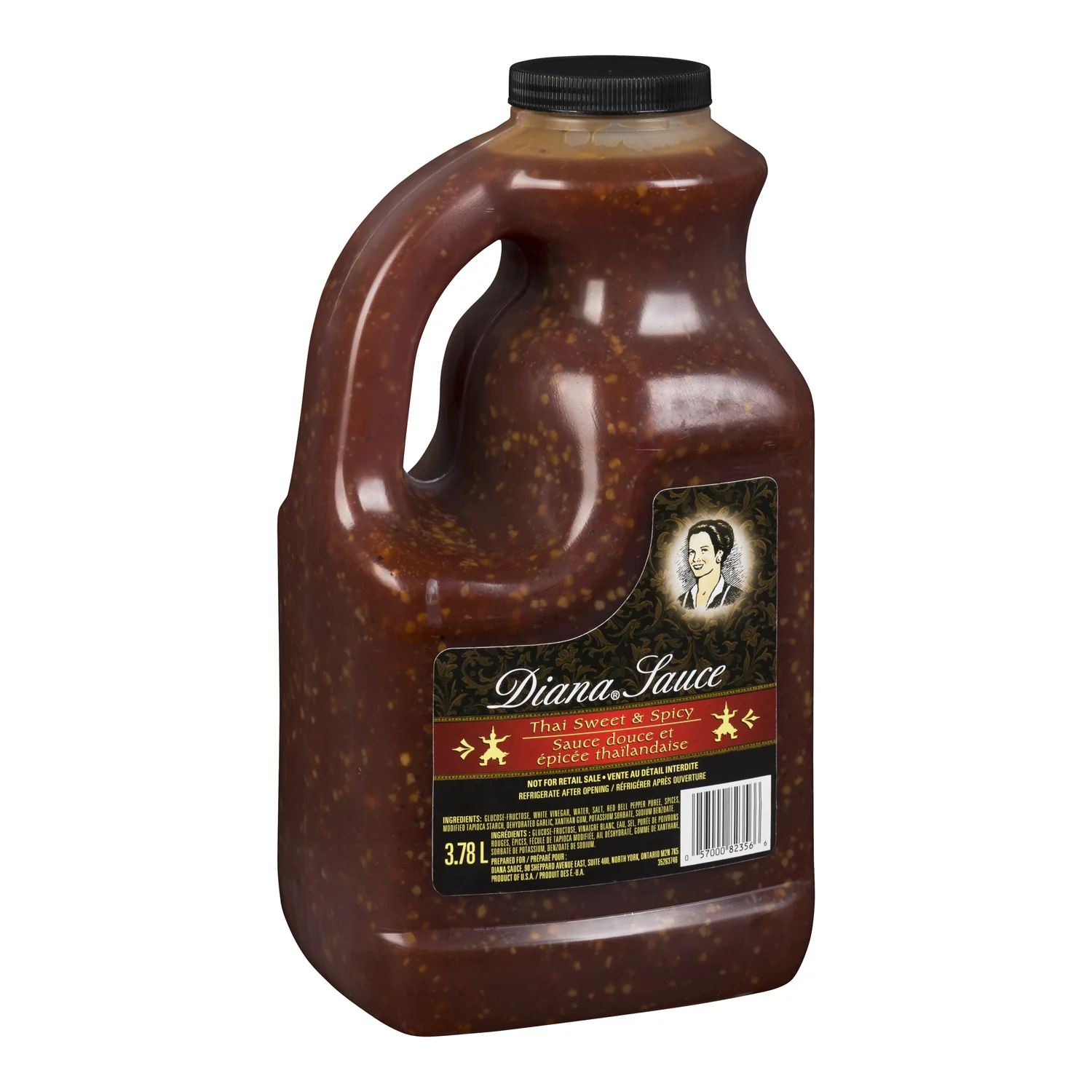Sauce Thai Sweet & Spicy - 2 x 3.78 L - Diana - Restaurant and Foodservice Ingredients - Canadian Distribution - Ships Free Within Canada on Orders Above CAD $199