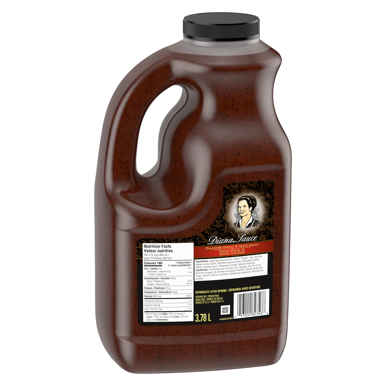 Sauce Thai Sweet & Spicy - 2 x 3.78 L - Diana - Restaurant and Foodservice Ingredients - Canadian Distribution - Ships Free Within Canada on Orders Above CAD $199 - Image 2